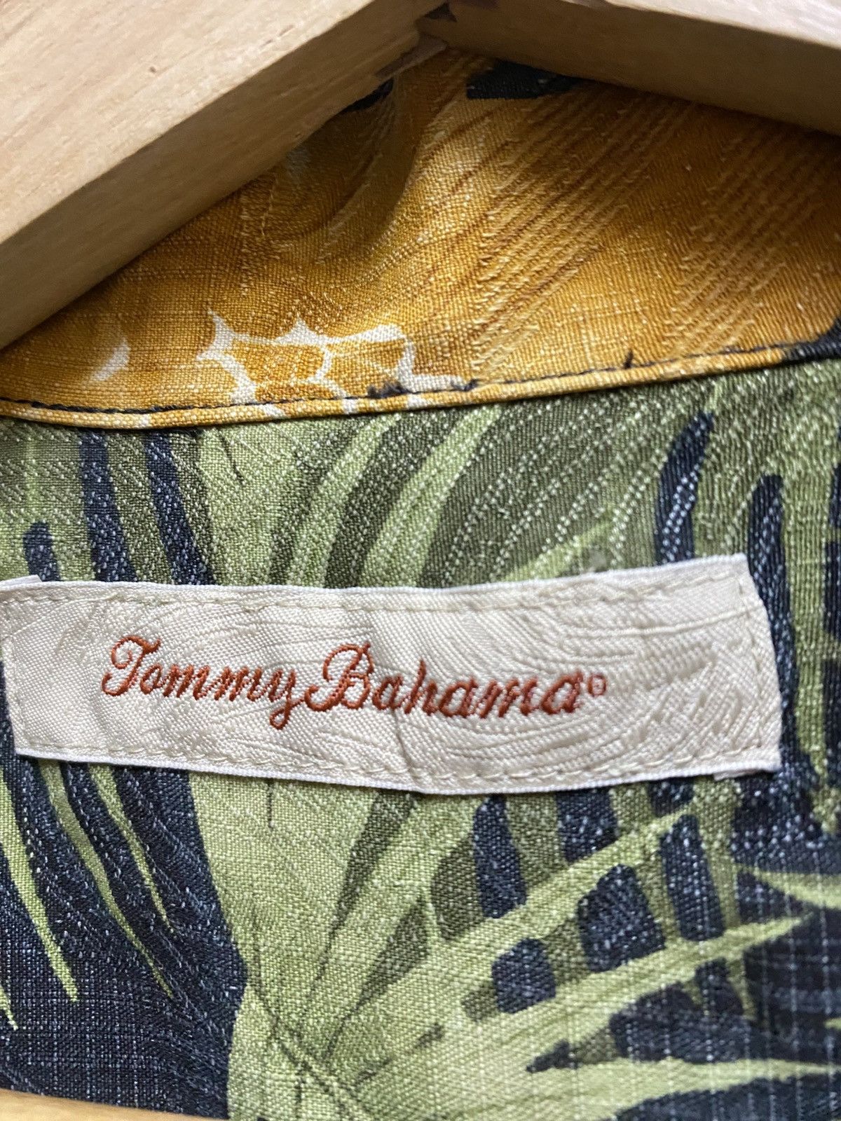 SikSilk Vintage Tommy Bahama Floral Shirt Wooden Button Size US L / EU 52-54 / 3 - 11 Thumbnail