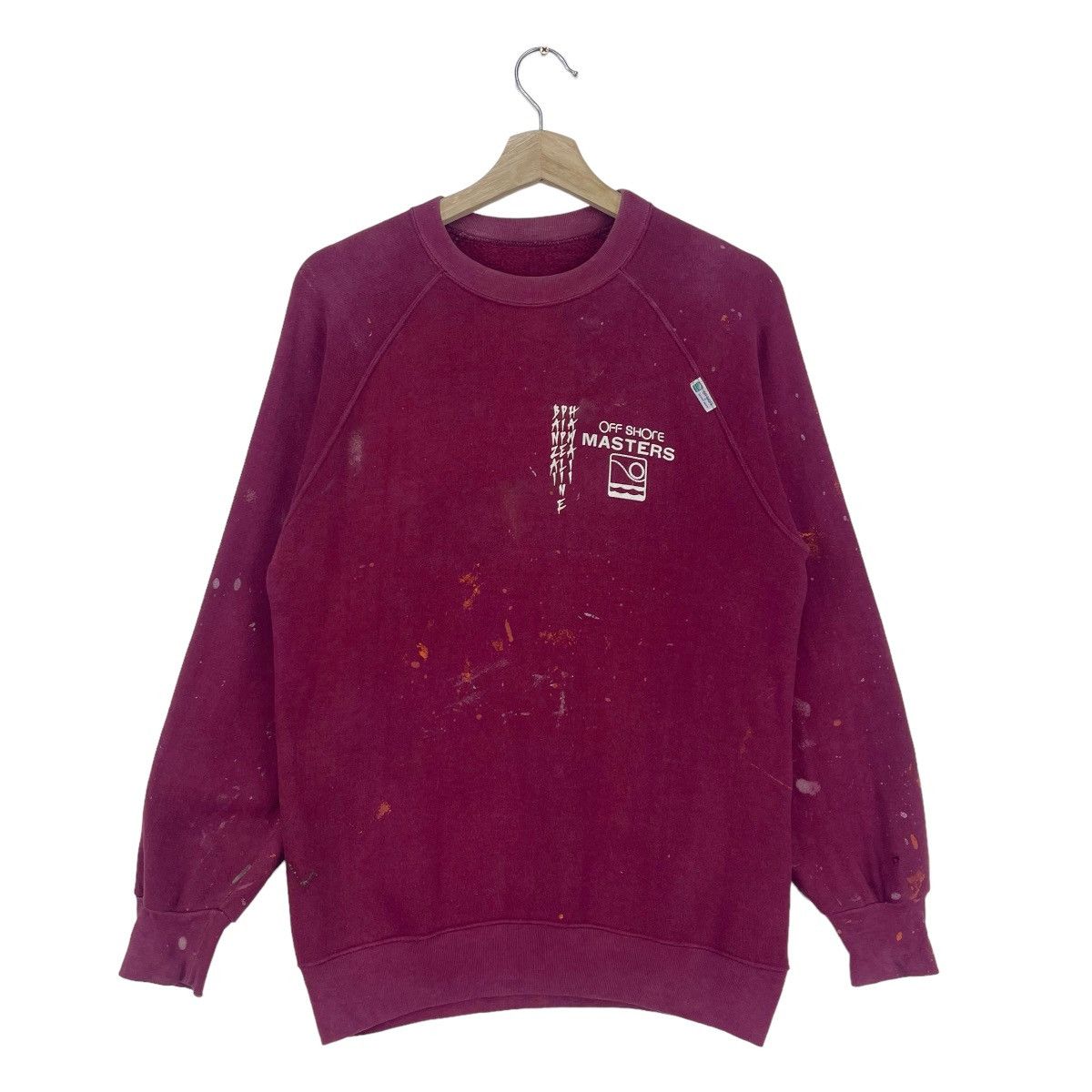 Vintage 80’s Offshore Banzai Pipeline Hawaii Sweatshirt Size US M / EU 48-50 / 2 - 2 Thumbnail