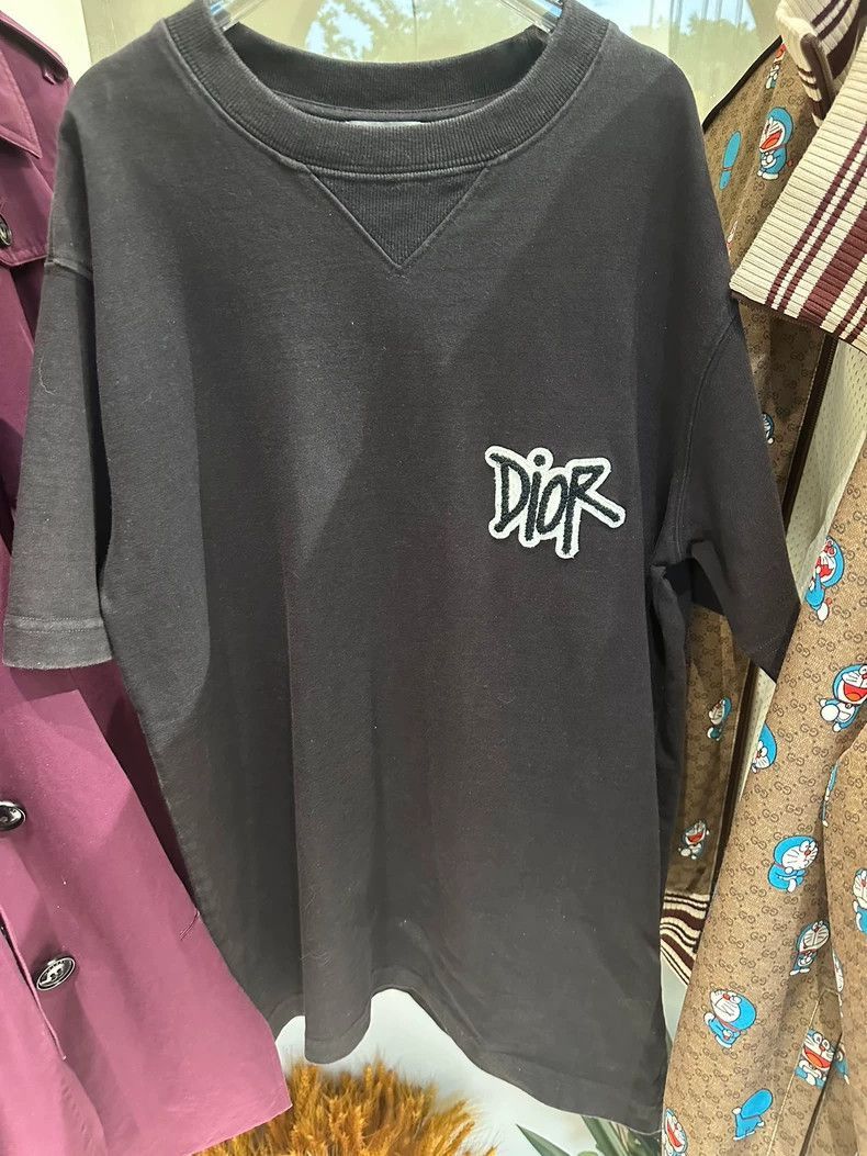 Dior Dior Stussy Velvet Short Sleeve Size US XS / EU 42 / 0 - 1 Thumbnail