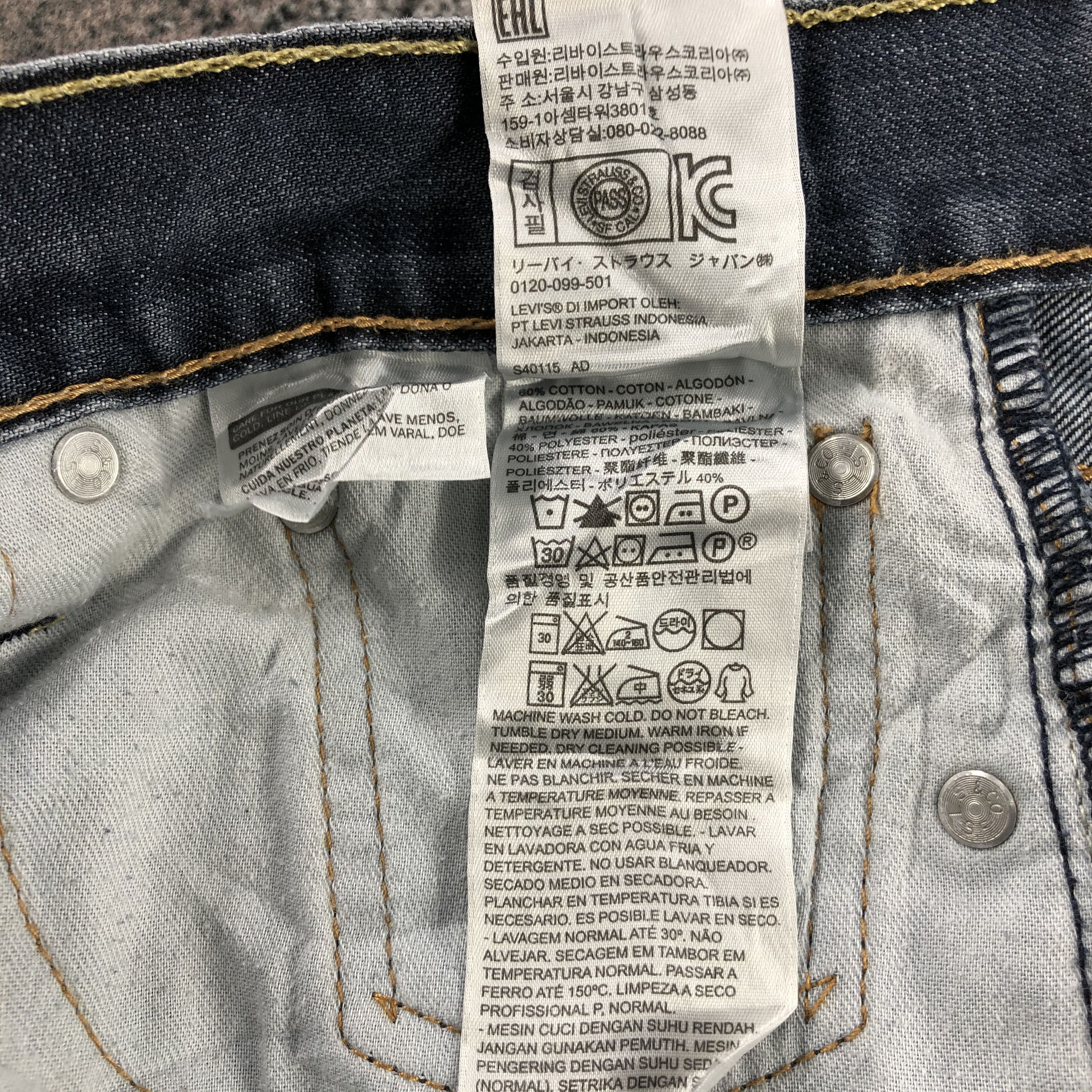 Levi's Vintage Levi's 513 Jeans Dark Wash Denim KJ1098 Size US 31 - 17 Thumbnail
