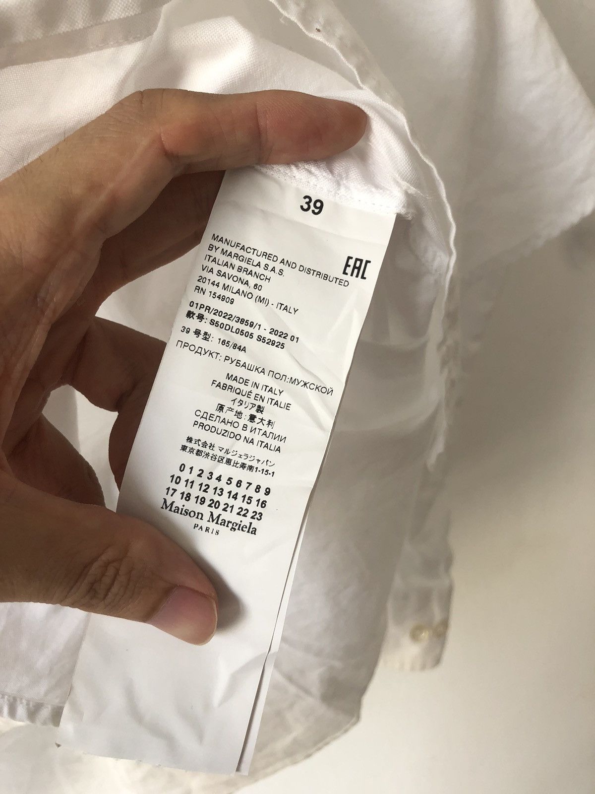 Maison Margiela Oxford white shirt Size US XXS / EU 40 - 4 Thumbnail