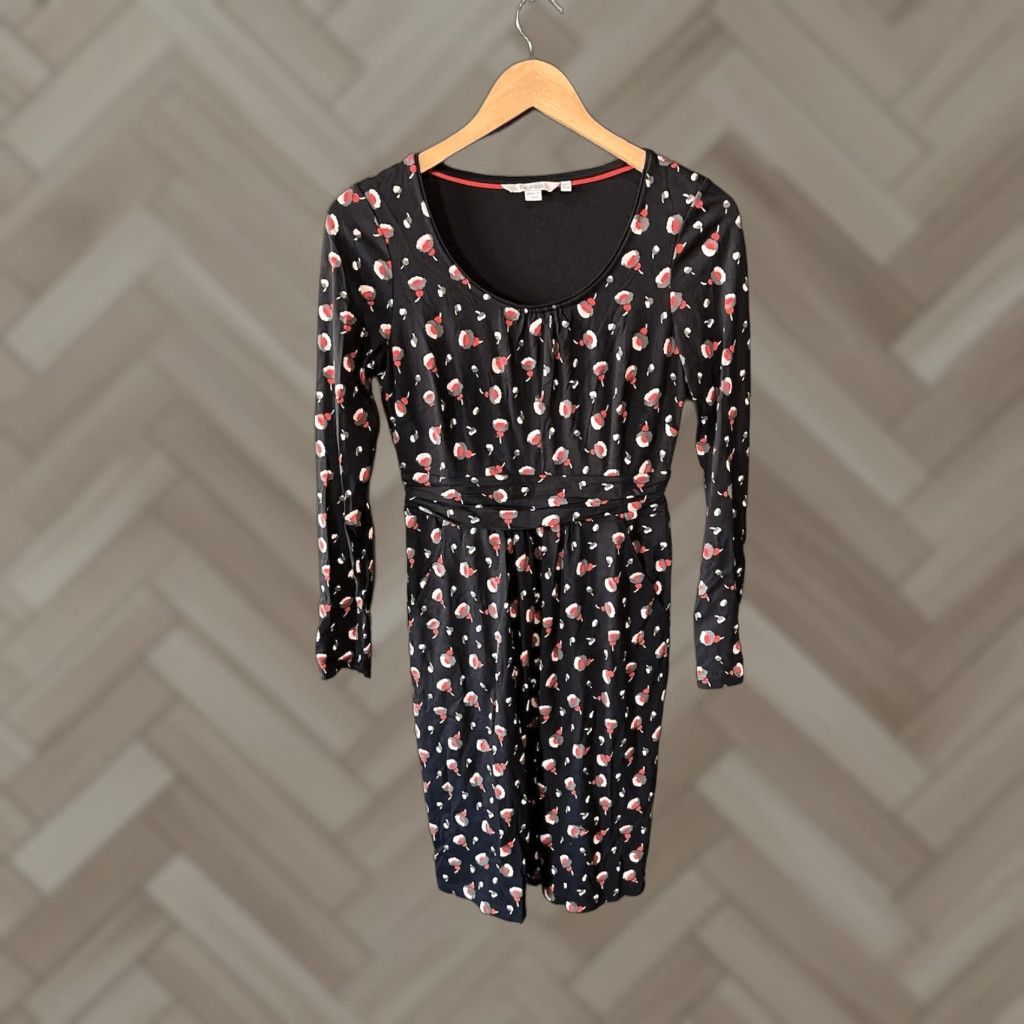 Boden Boden Womens Black Long Sleeve Slip Dress Size 4R Dress 4 Black Womens Long Sleeve Slip Dress 4R Size S / US 4 / IT 40 - 1 Thumbnail