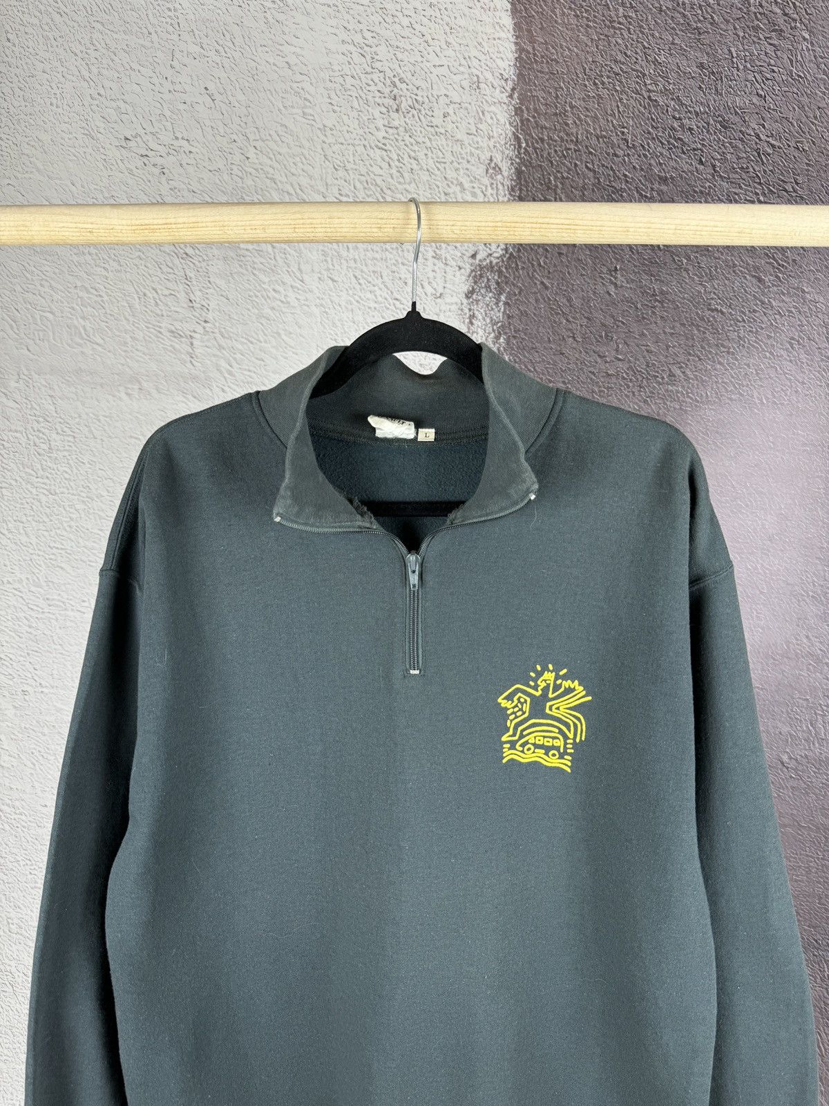 Vintage Renault vintage 90s racing formula 1/4 zip sweater big logo Size US L / EU 52-54 / 3 - 4 Thumbnail