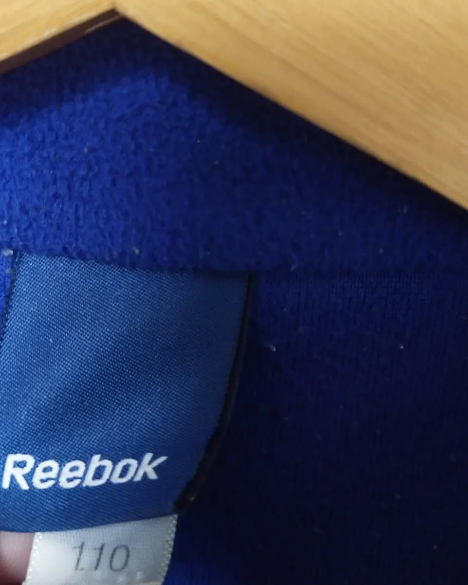Reebok 2000s Reebok Blue Hybrid Fleece Track Jacket Size US L / EU 52-54 / 3 - 4 Thumbnail