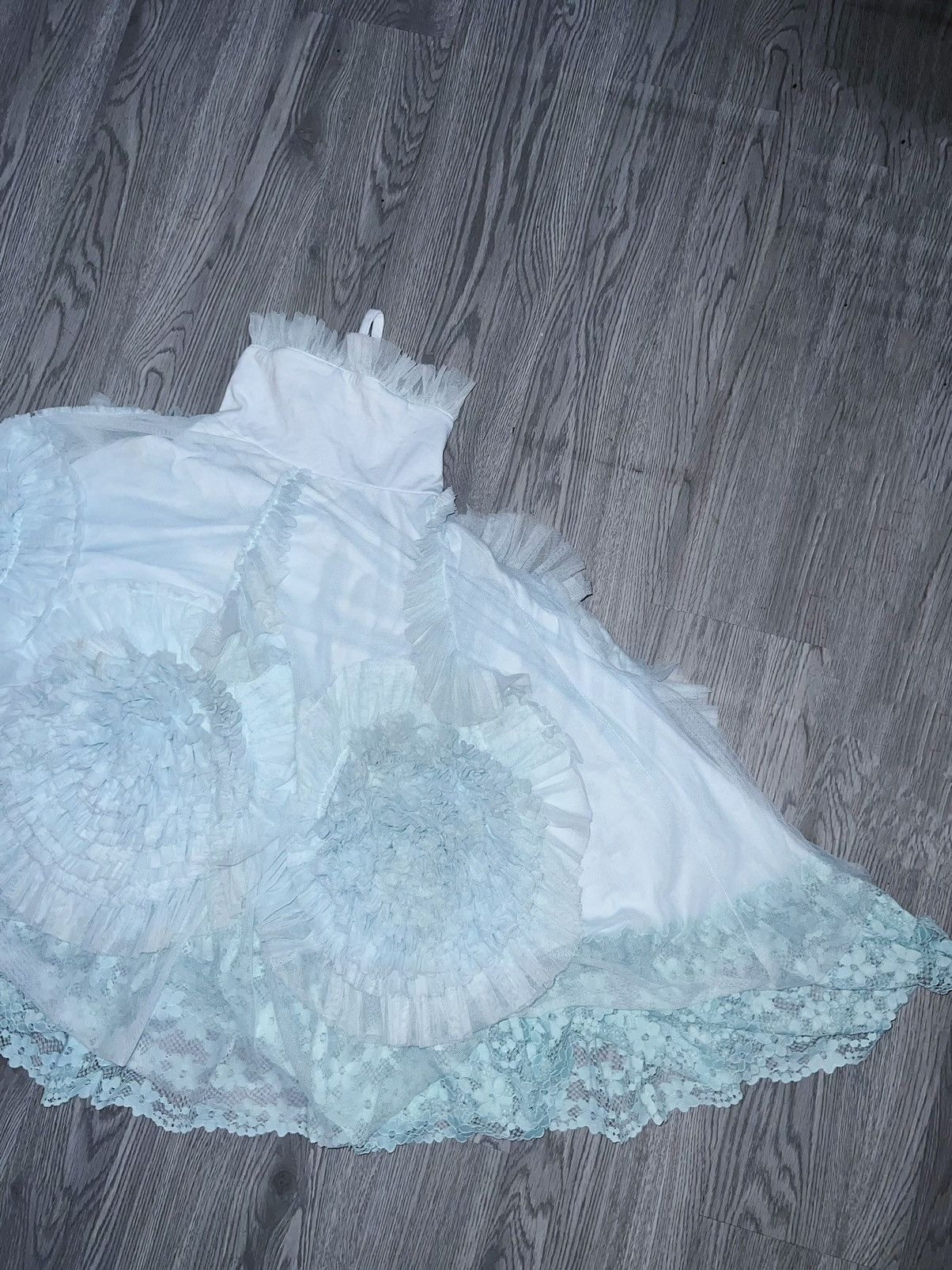 Japanese Brand Dollcake lace chiffon Princess cape👸🏻🧝🏻‍♀️ Size ONE SIZE - 17 Thumbnail