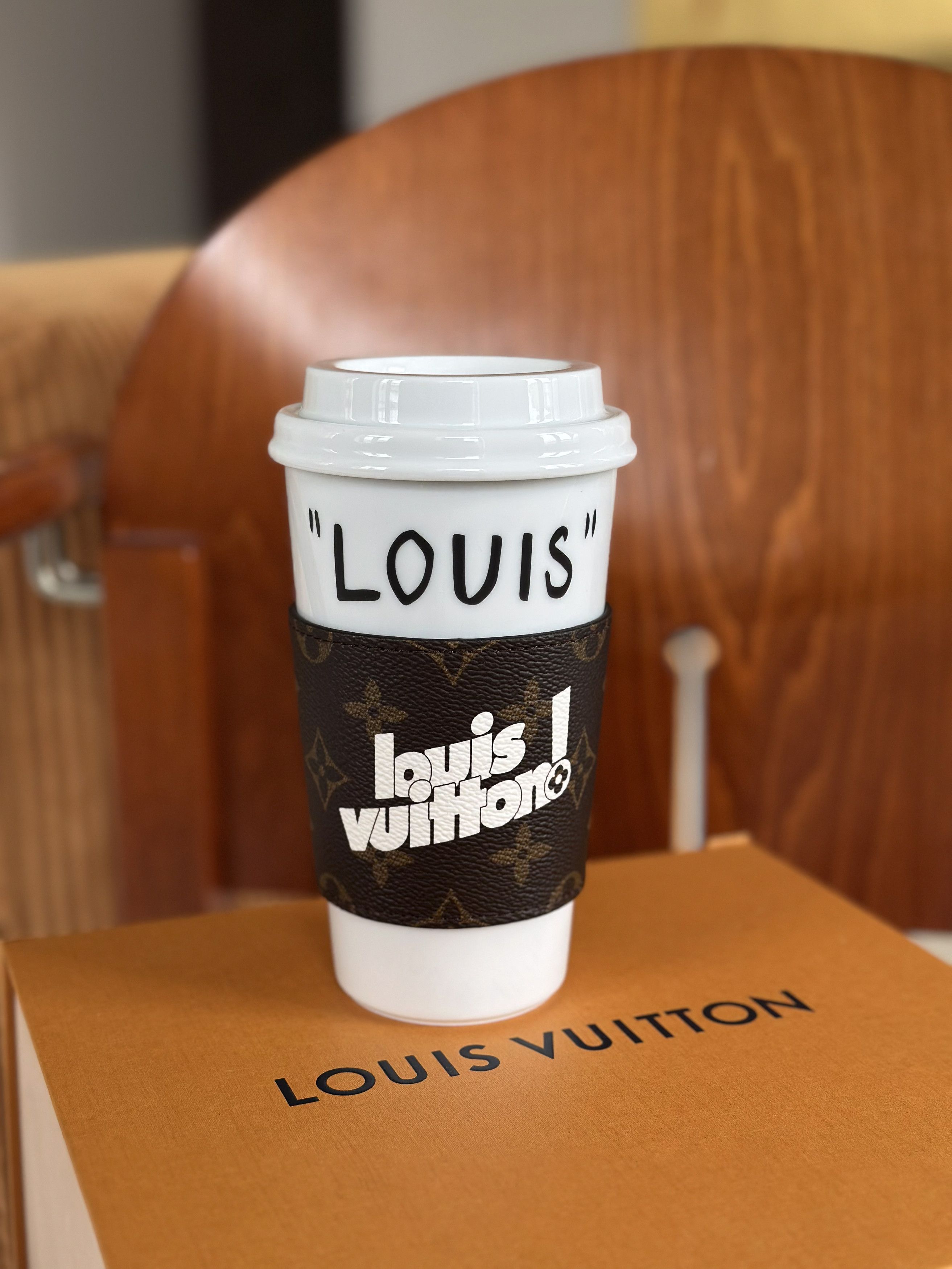 Louis Vuitton Monogram Tumbler Cup Ceramic - GL0838 - New Size ONE SIZE - 3 Thumbnail