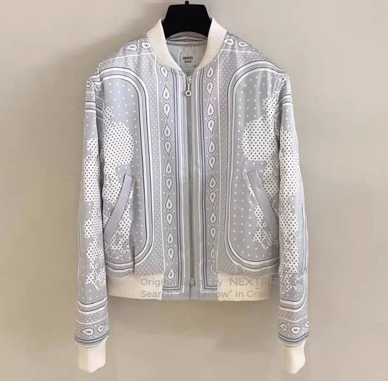Hermes Hermes Silk Jacket with a Little Stain Size XS / US 0-2 / IT 36-38 - 2 Thumbnail