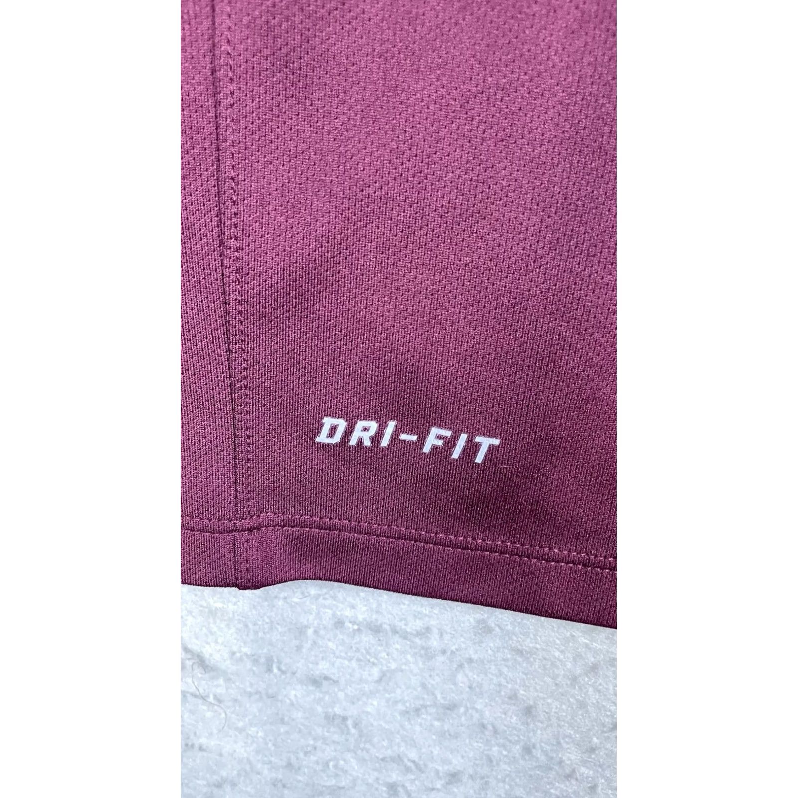 Nike Nike Dri-FIT Polo Shirt Mens XL Purple Solid Golf Short Sleeve Knit Size US XL / EU 56 / 4 - 3 Thumbnail