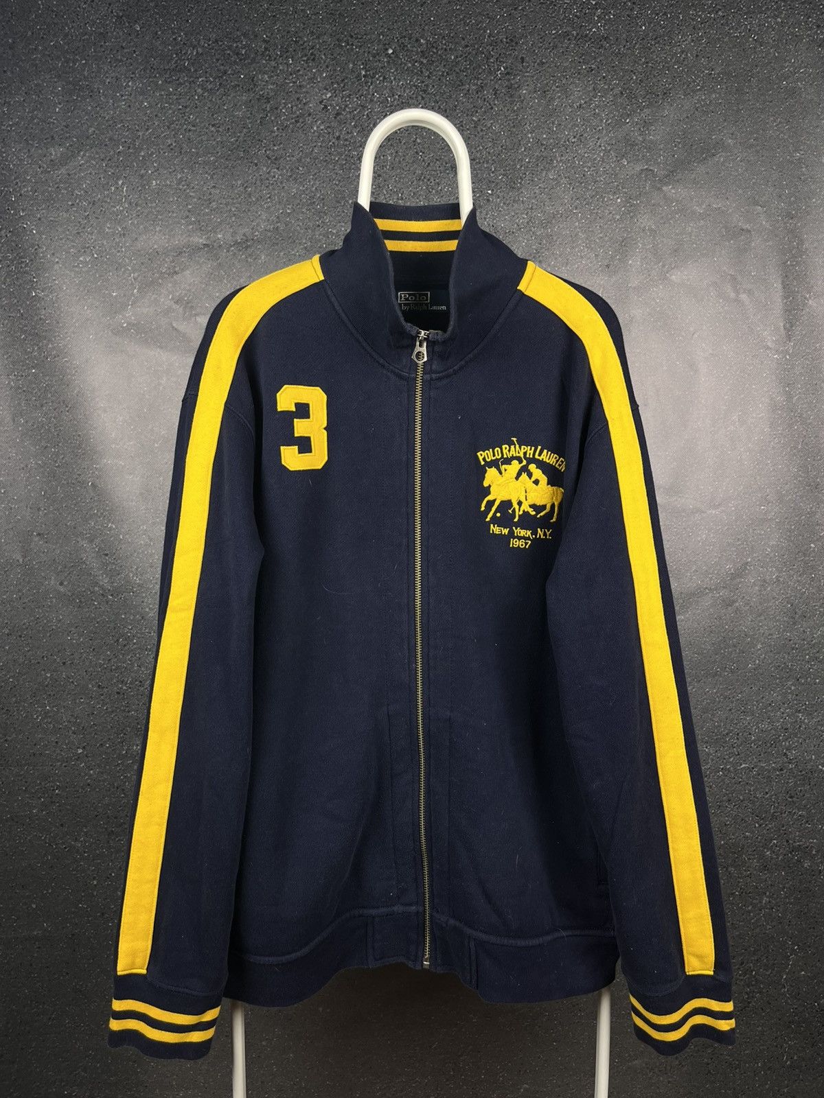 た*ま様 90s Polo ralph lauren bigpony zip h Polo Ralph Lauren Boys White Big Pony Logo Terry Lined Full Zip