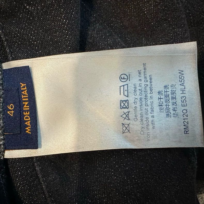 Louis Vuitton Louis Vuitton Black dark denim jacket Nextarrow-2505 Size US S / EU 44-46 / 1 - 6 Thumbnail