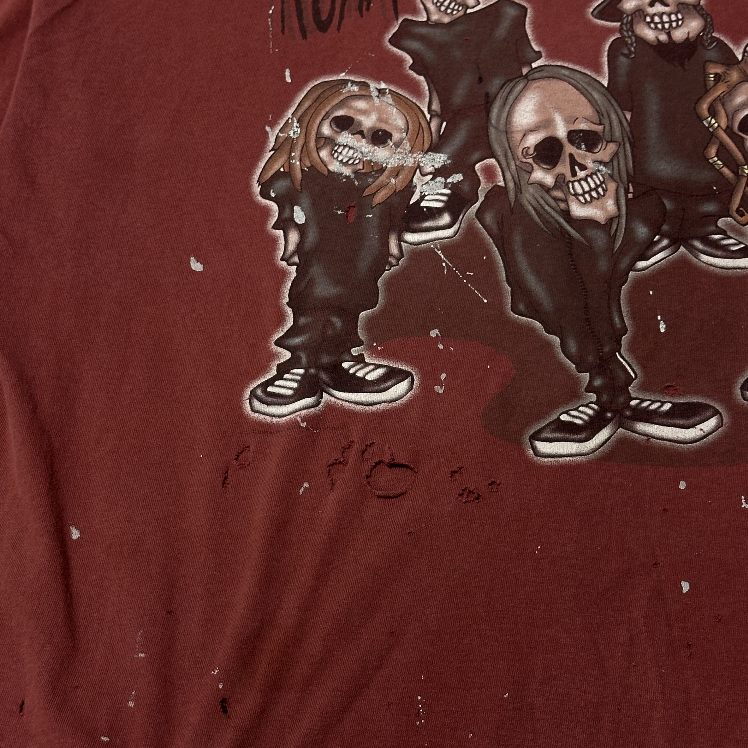 DRYKORN Vintage Korn Cartoon Graphic Band T-Shirt Size L 90s distressed Size US L / EU 52-54 / 3 - 4 Thumbnail