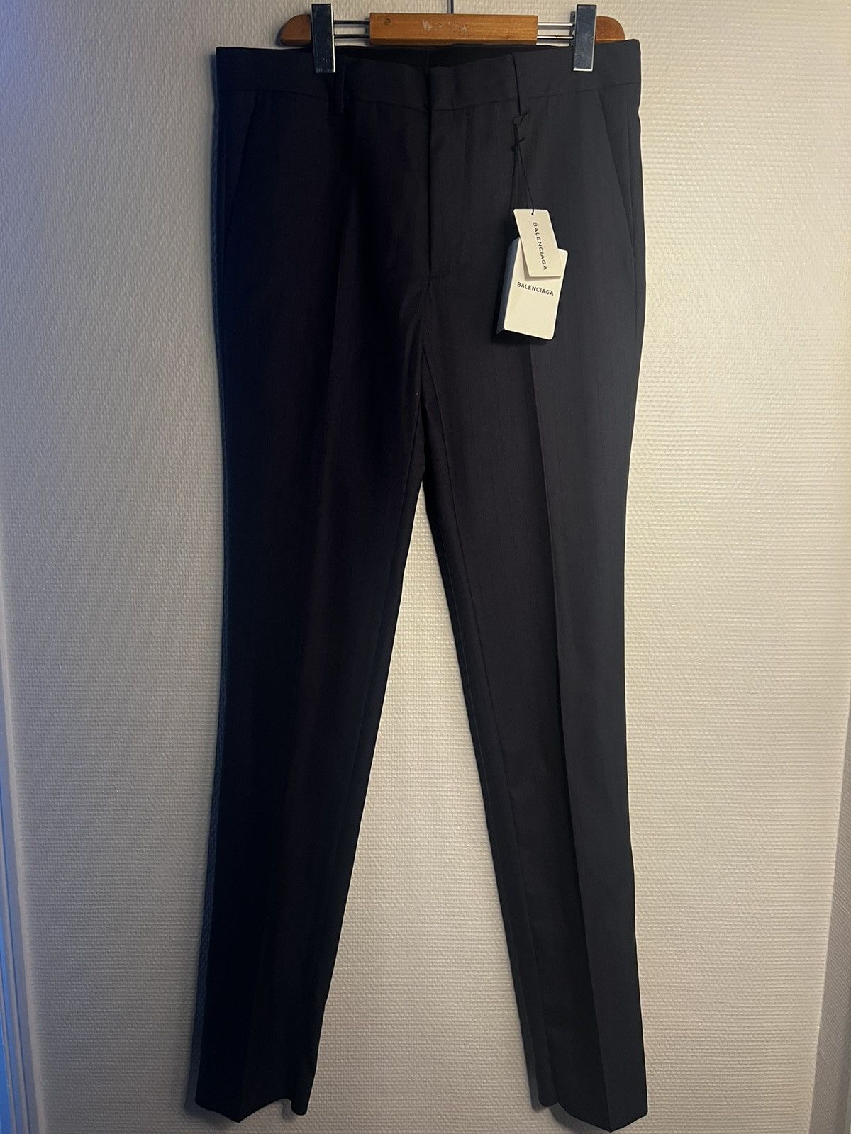 Balenciaga Balenciaga tailored Navy Blue Pants Size US 31 - 1 Thumbnail