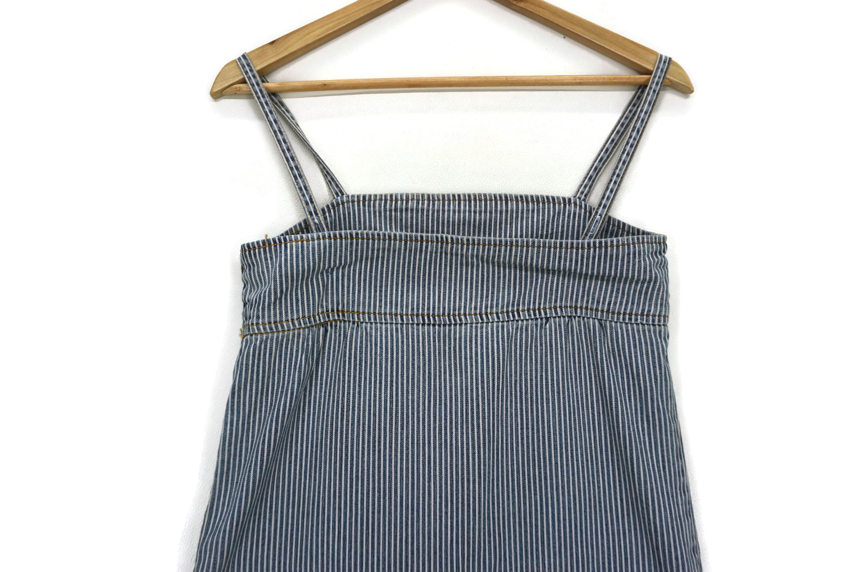 Japanese Brand X-girl Jeans Size W34xL30.5 Hickory Overalls Workwear Size 26" / US 2 / IT 38 - 8 Thumbnail
