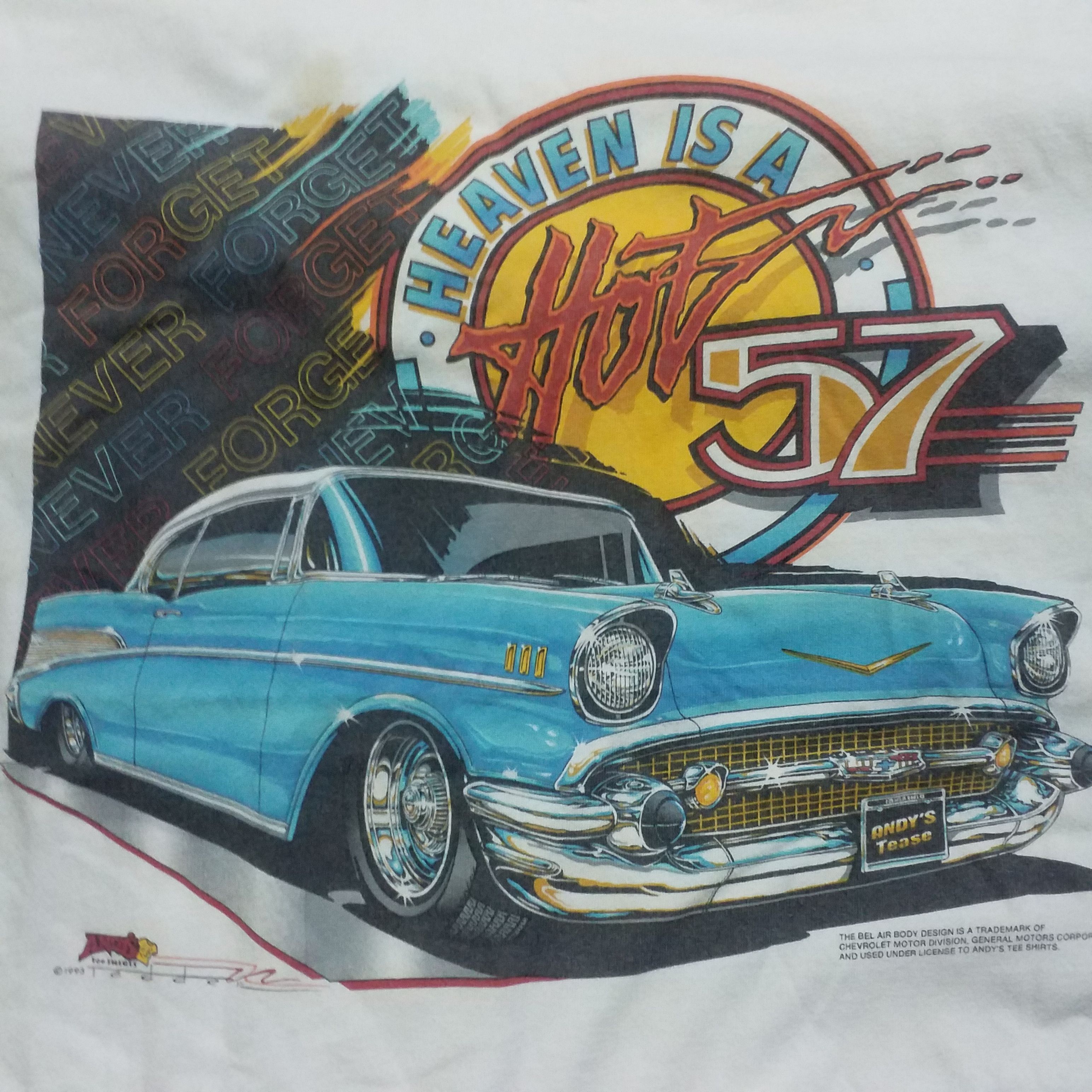 Vintage HANES VINTAGE ANDYS TEE SHIRT 1993 Size US L / EU 52-54 / 3 - 1 Thumbnail