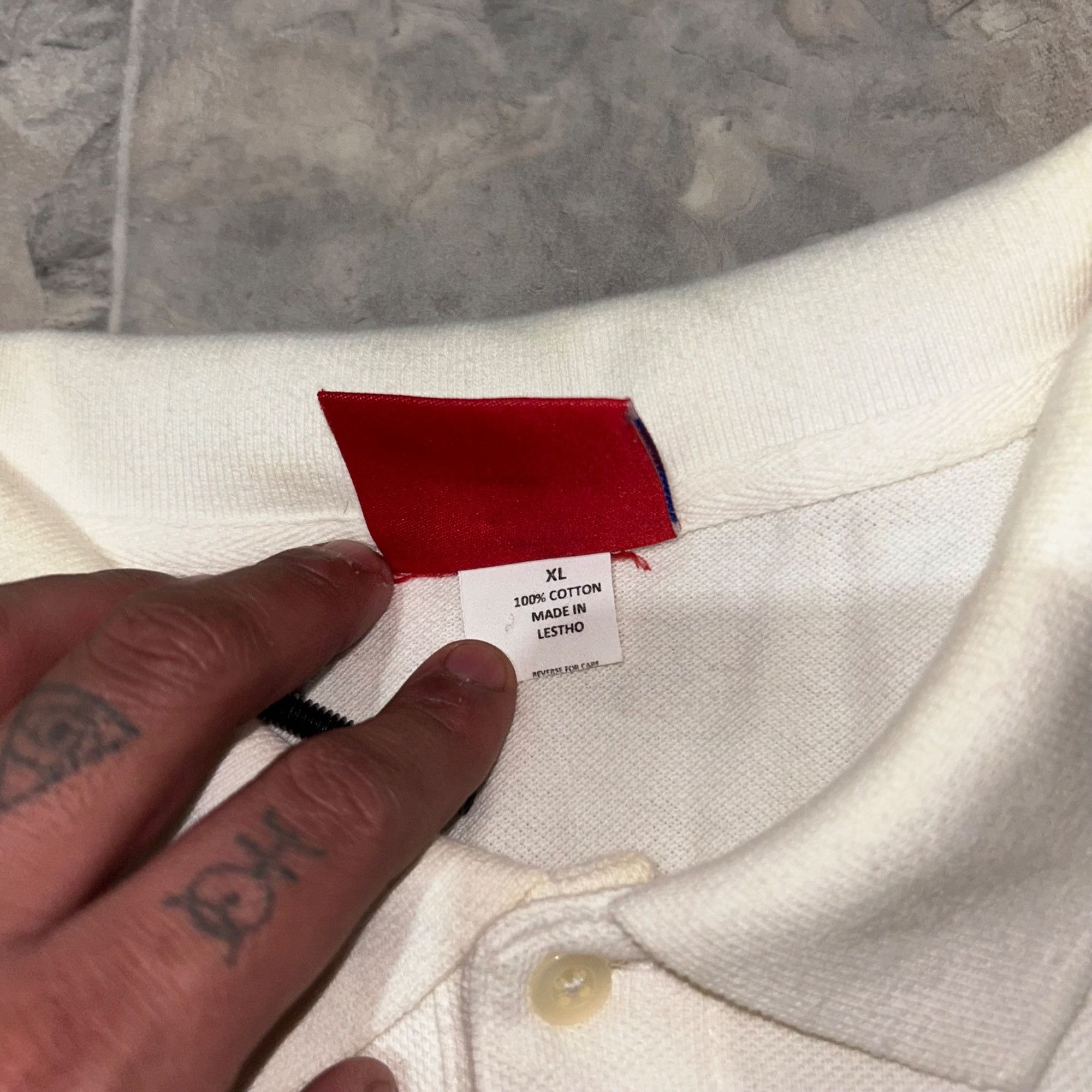 NFL Y2K Cowboy Dallas White Polo Shirt Size US XL / EU 56 / 4 - 3 Thumbnail