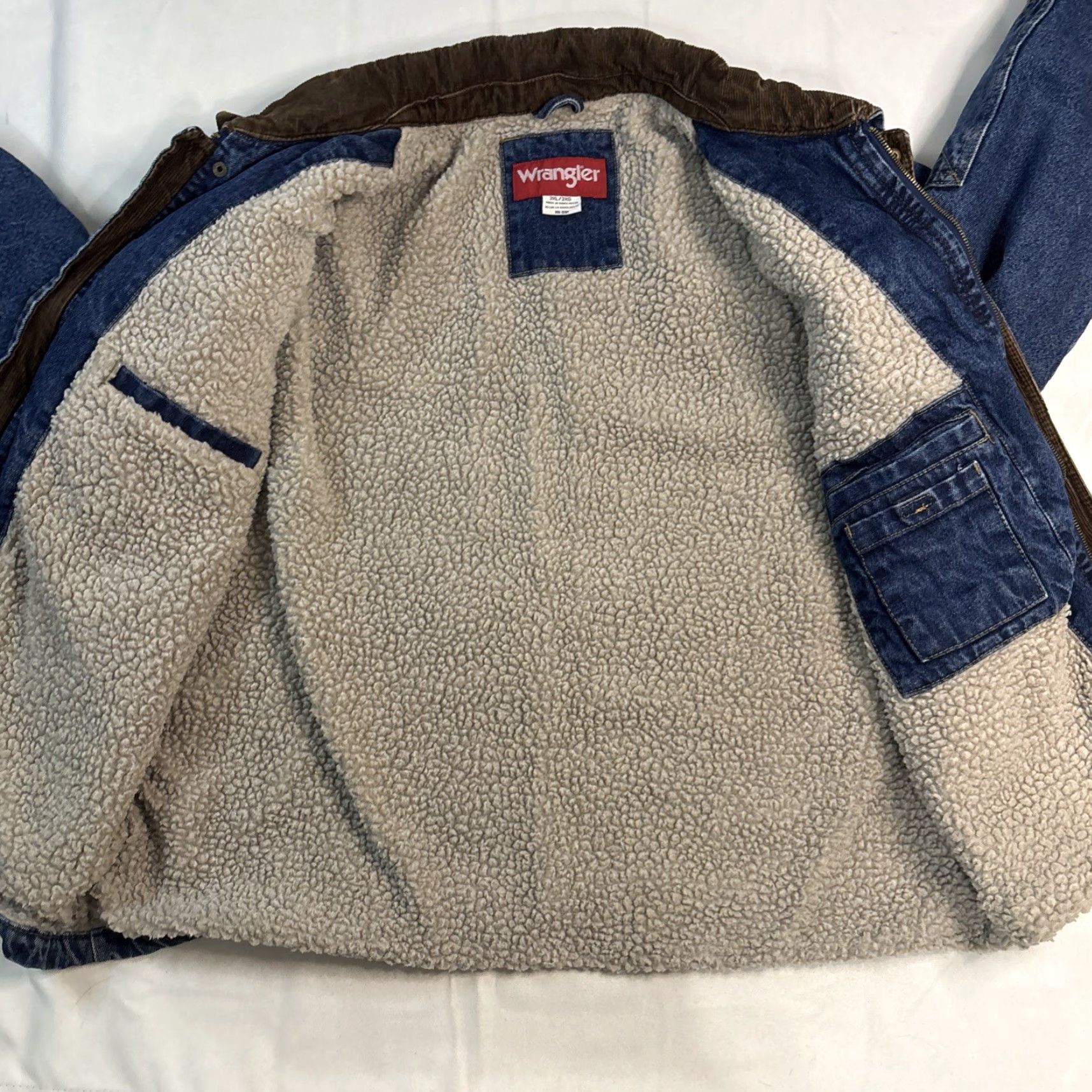 Wrangler VINTAGE Wrangler Denim Jacket Truckers Size US XXL / EU 58 / 5 - 7 Thumbnail
