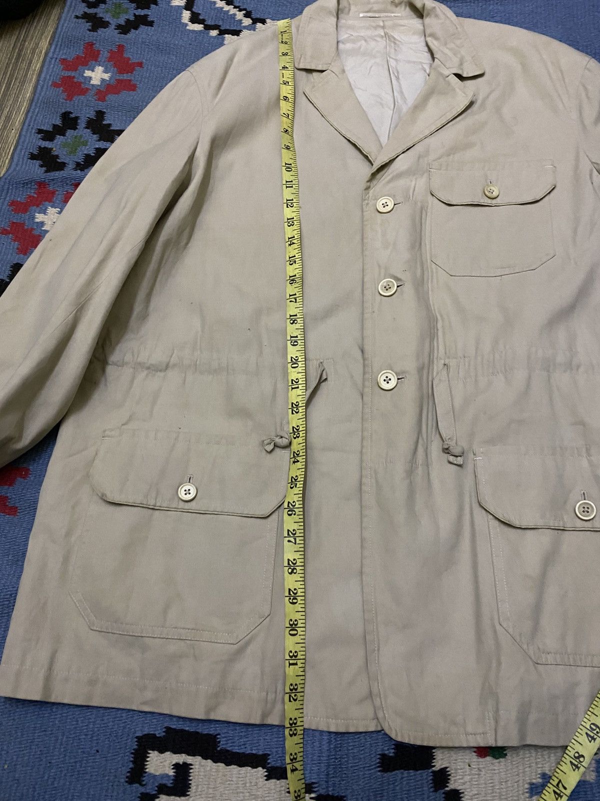 Yohji Yamamoto 80s YYPH DRAW STRING JACKET Size US M / EU 48-50 / 2 - 14 Thumbnail