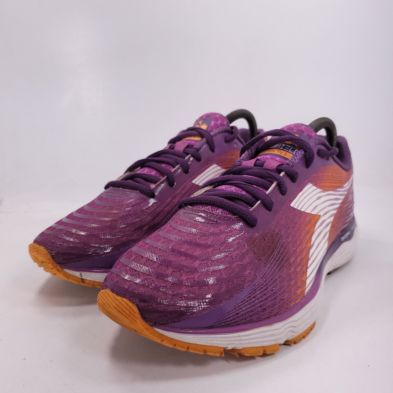 Diadora Diadora Mythos Fly 3 Shoe Women Size 8.5 175625 Purple White Size US 8.5 / IT 38.5 - 1 Thumbnail
