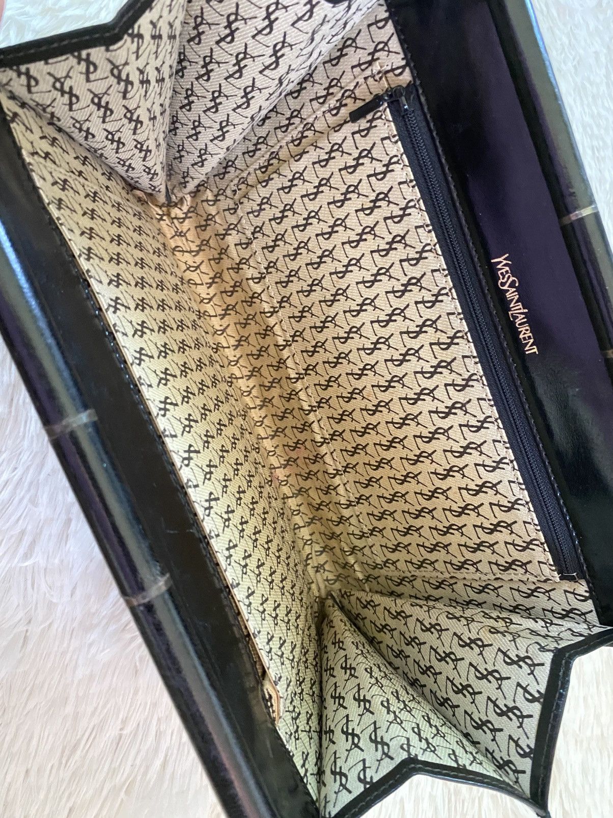 Yves Saint Laurent Yves Sain Laurent Quilted Clutch Bag Size ONE SIZE - 5 Thumbnail