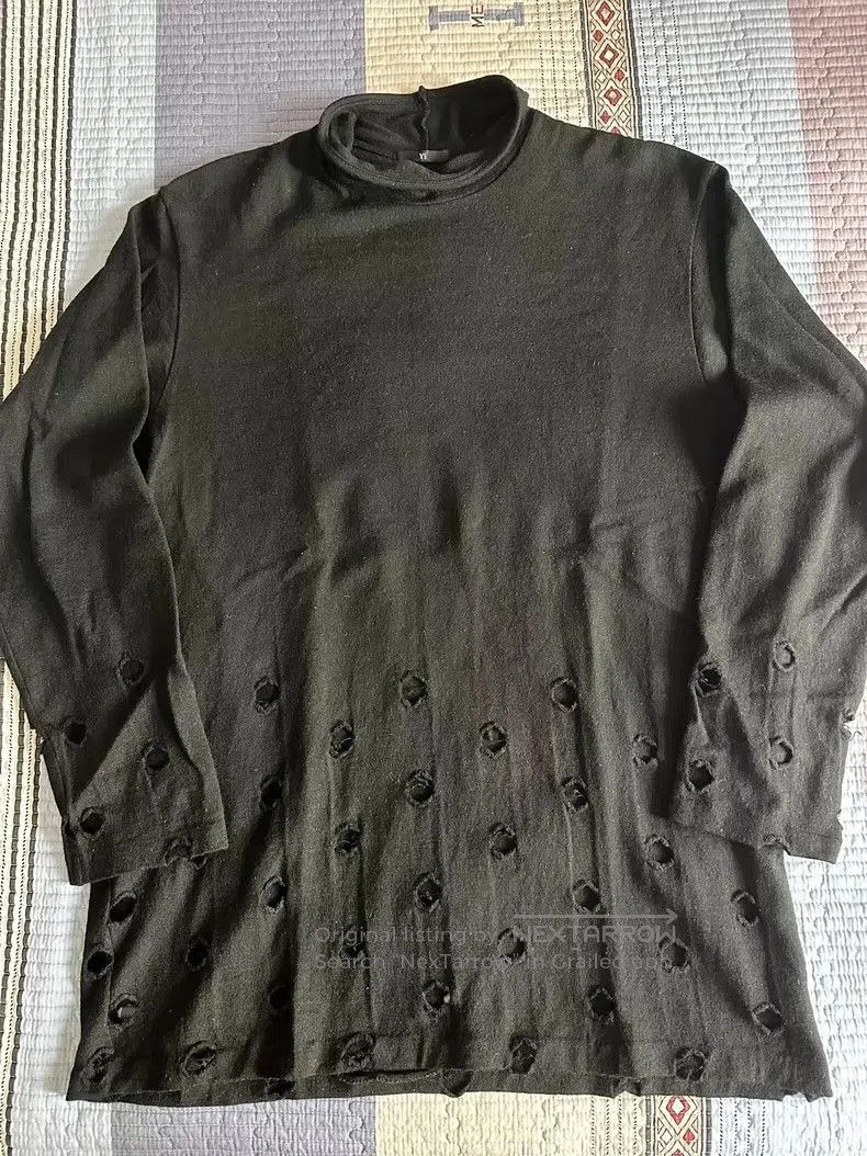 Other Yohji Yamamoto Y's Wool Distressed Turtleneck. Size US XS / EU 42 / 0 - 1 Thumbnail