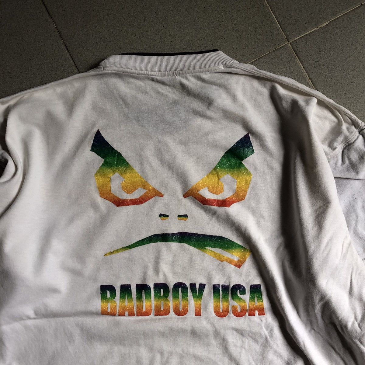 Vintage BADBOY USA Big Logo Printed Longsleeve Shirt Size US L / EU 52-54 / 3 - 5 Thumbnail
