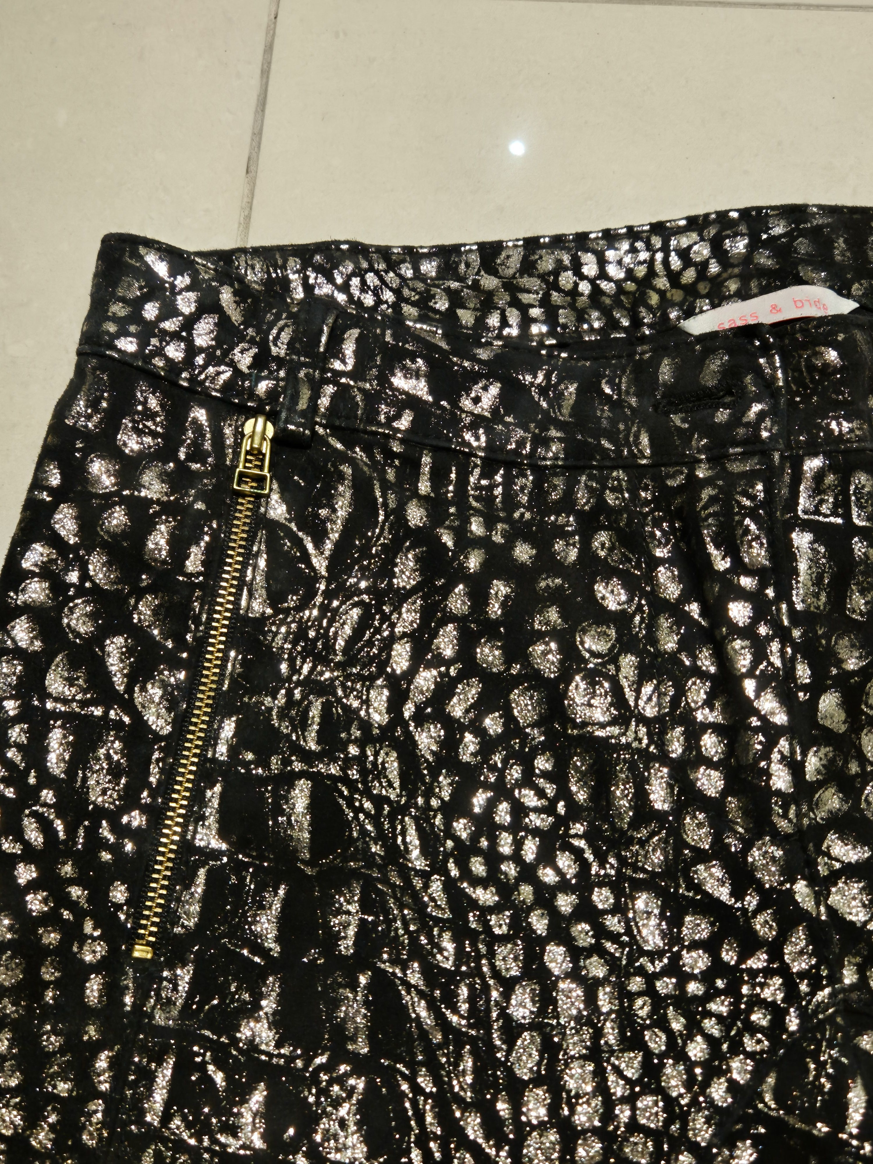 Other Sass +Bide foil printed suede pants Size 27" / US 4 / IT 40 - 5 Thumbnail
