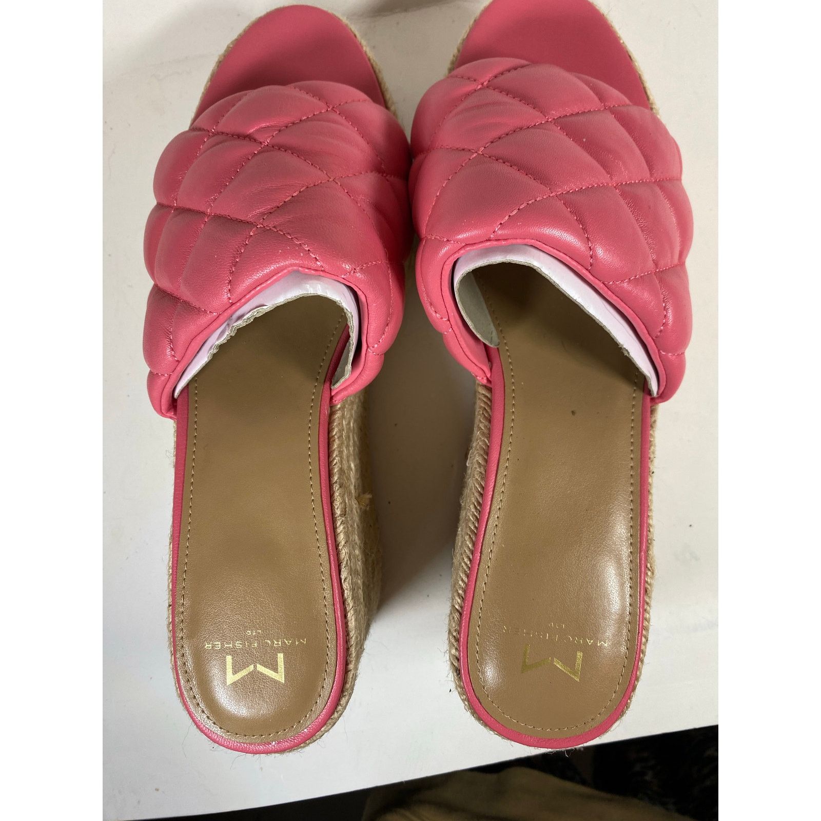 Marc Fisher Marc Fisher Espadrille Platform Sandals Pink 9.5W Size US 9.5 / IT 39.5 - 7 Thumbnail