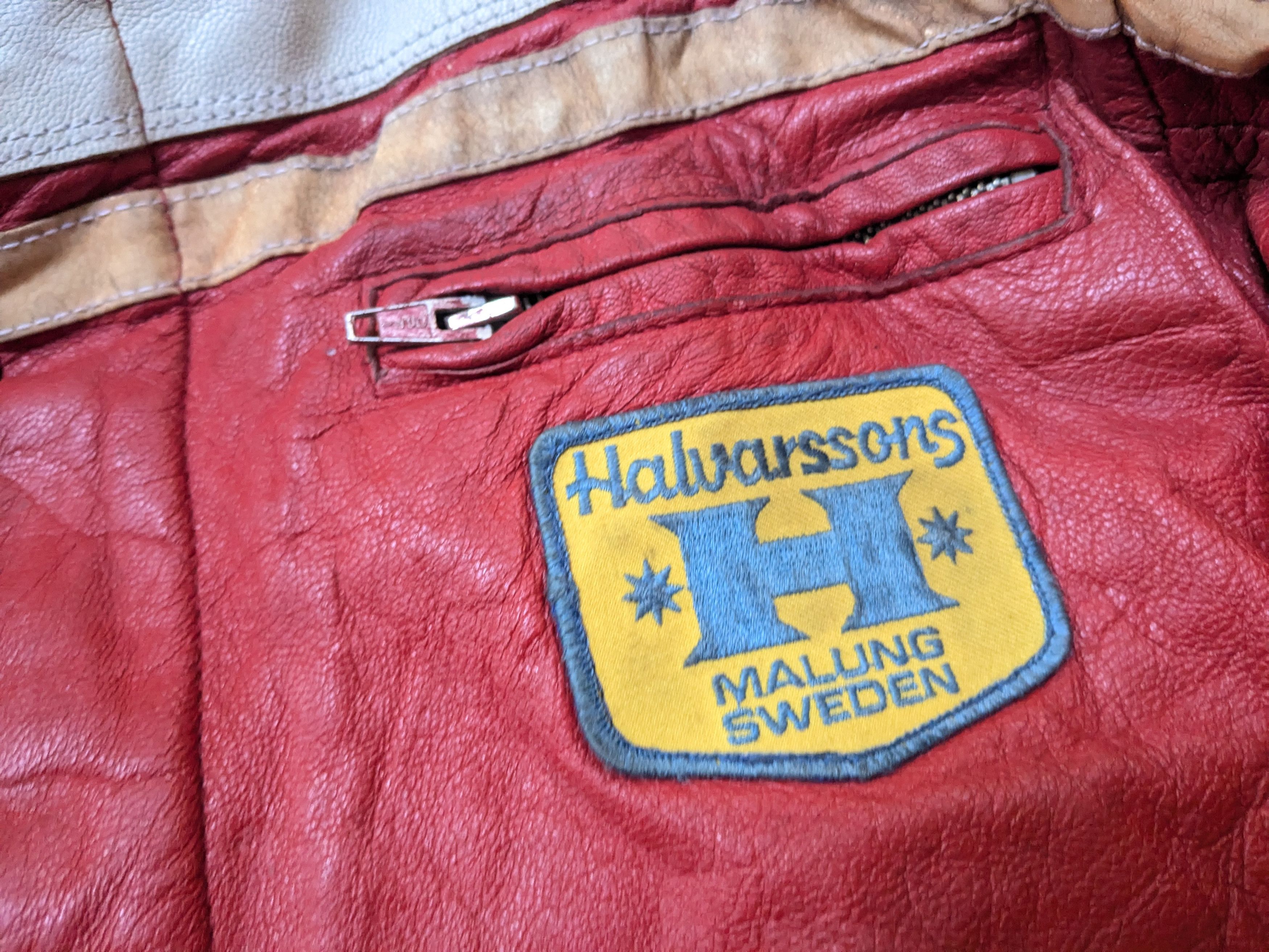 Genuine Leather Vintage Motorcycle Leather Biker Jacket Red Black White Y2K Size US M / EU 48-50 / 2 - 9 Thumbnail