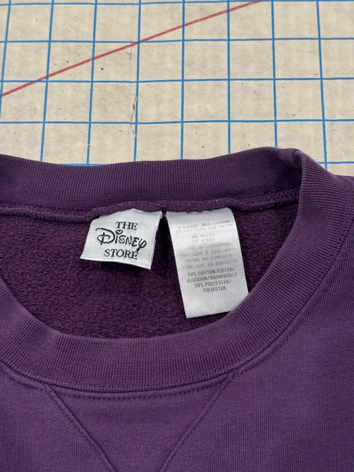 Disney The Disney Store The Seven Dwarfs Embroidered Crewneck Purpl Size US XL / EU 56 / 4 - 6 Thumbnail