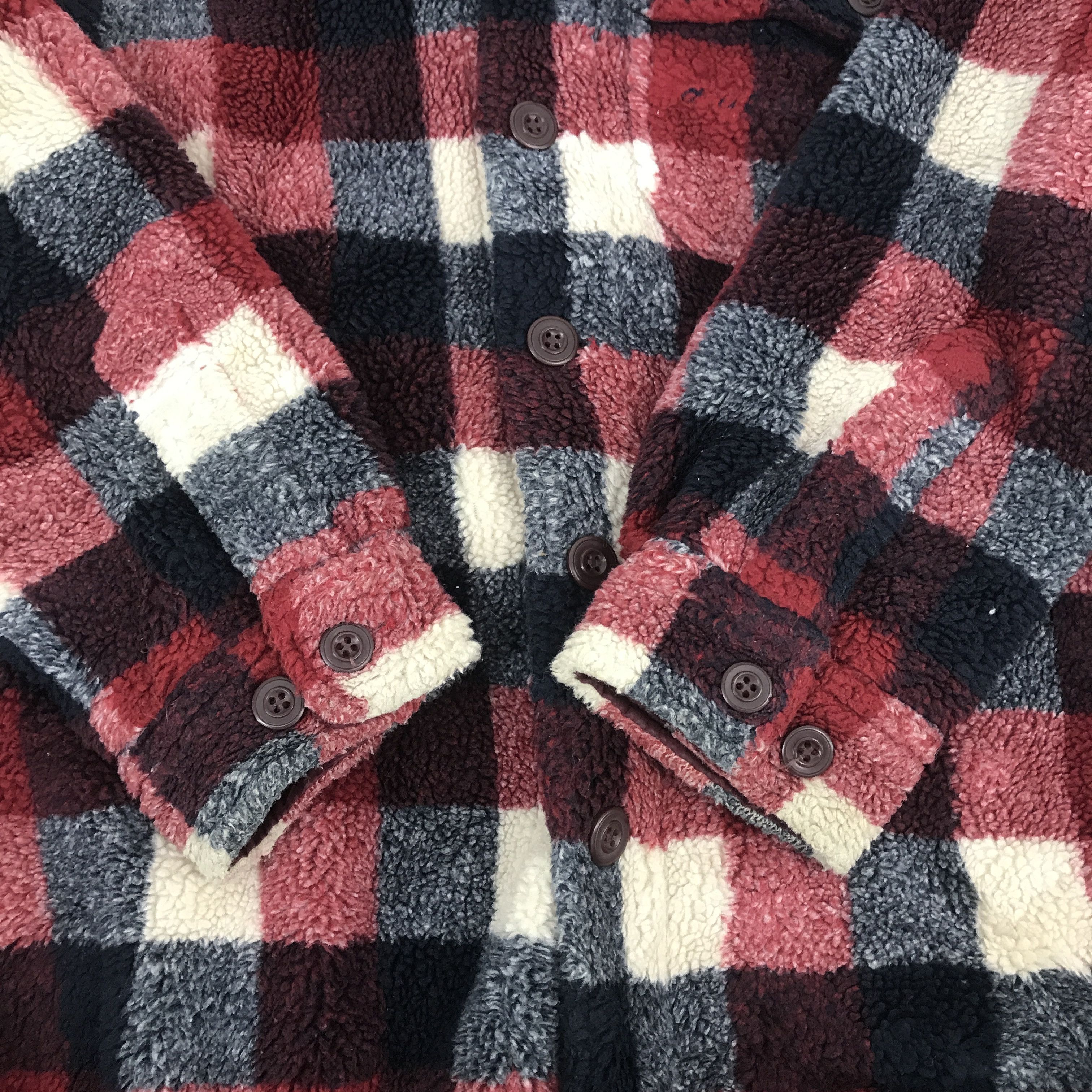 Japanese Brand × Vintage Vintage drug store's Sherpa multi pocket button jacket Size US L / EU 52-54 / 3 - 12 Thumbnail