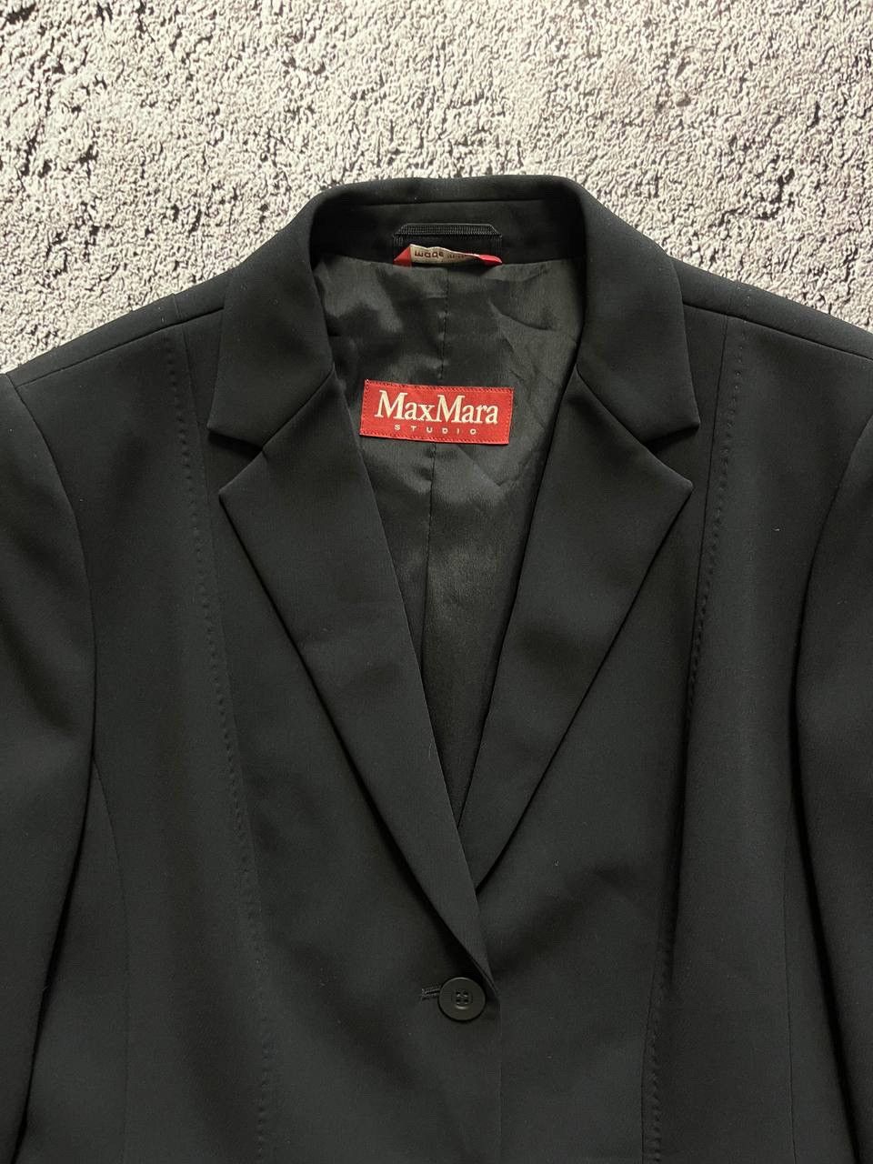 Max Mara × Vintage Max Mara Jacket Black Women's Size 16 Size XXL / US 16-18 / IT 52-54 - 5 Thumbnail