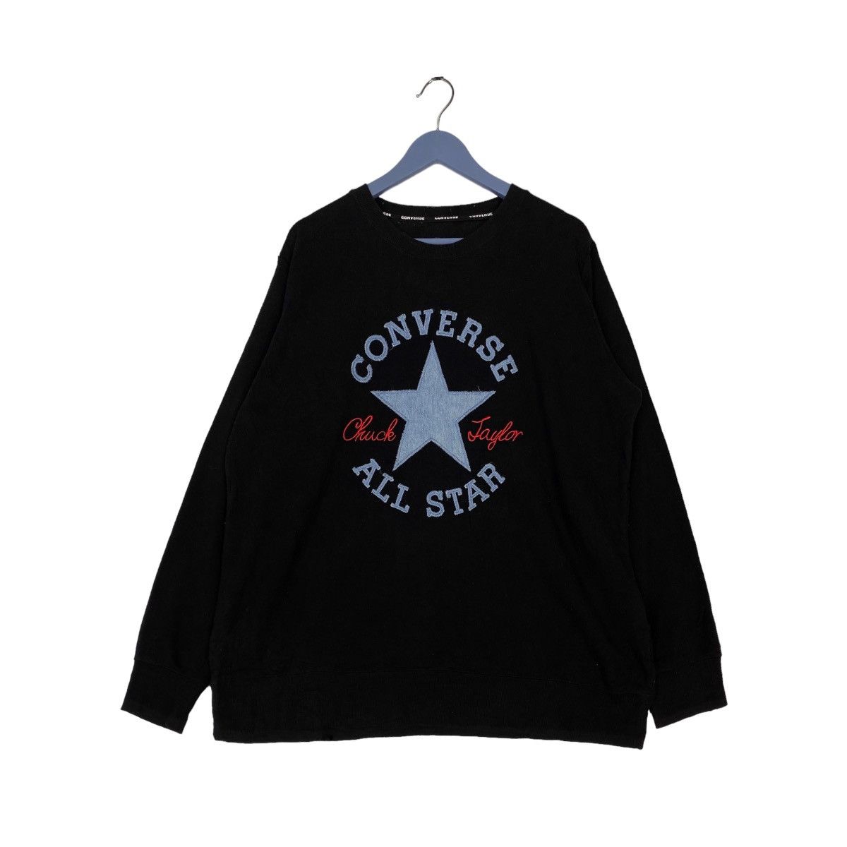 Converse × Vintage Vintage Converse All Star Crewneck Sweatshirt Size US XL / EU 56 / 4 - 1 Thumbnail