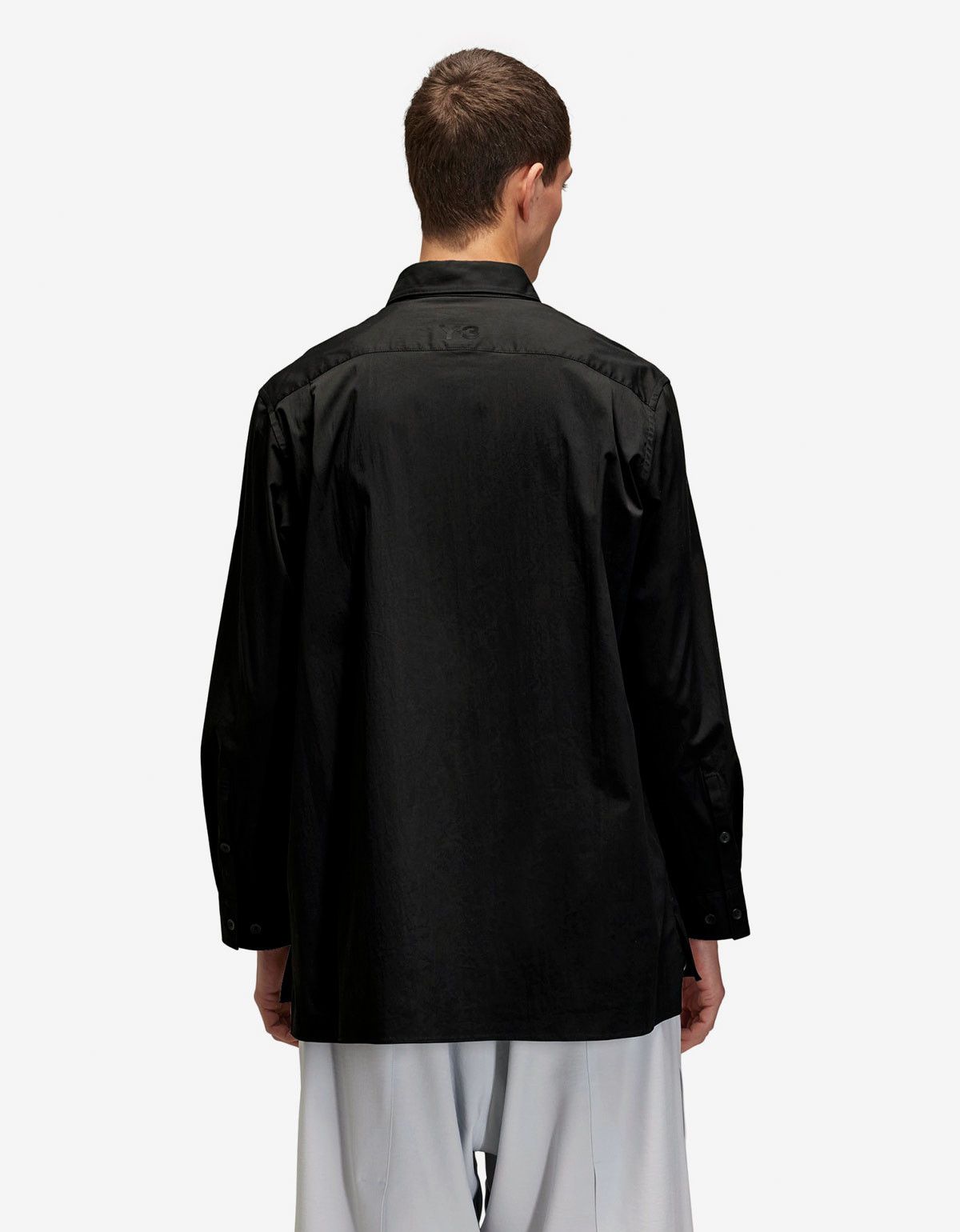 Y-3 Y-3 Black Pleated Pocket Shirt Size US XS / EU 42 / 0 - 4 Thumbnail