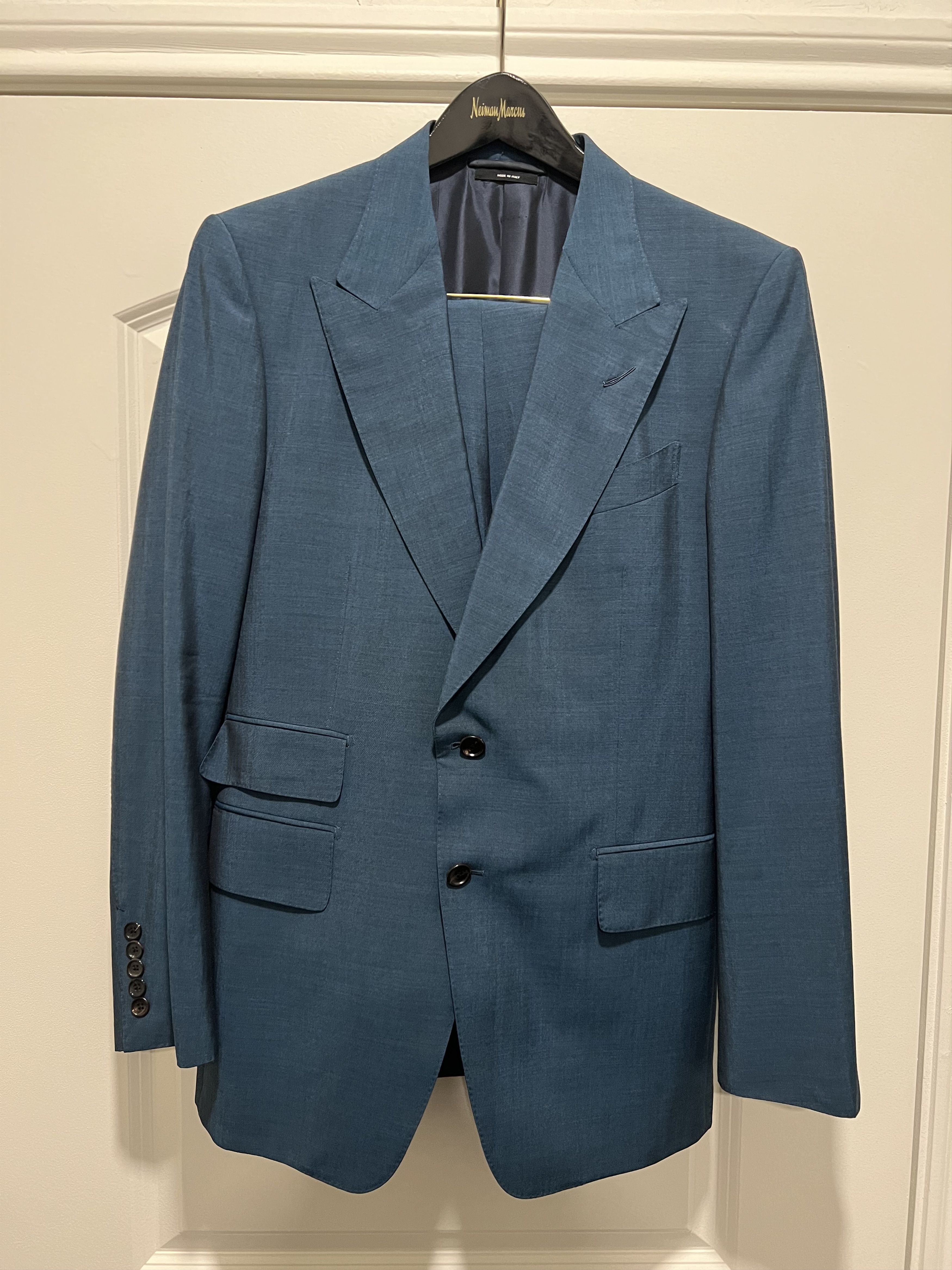 image of Tom Ford Shelton Suit Navy 40R, Men's