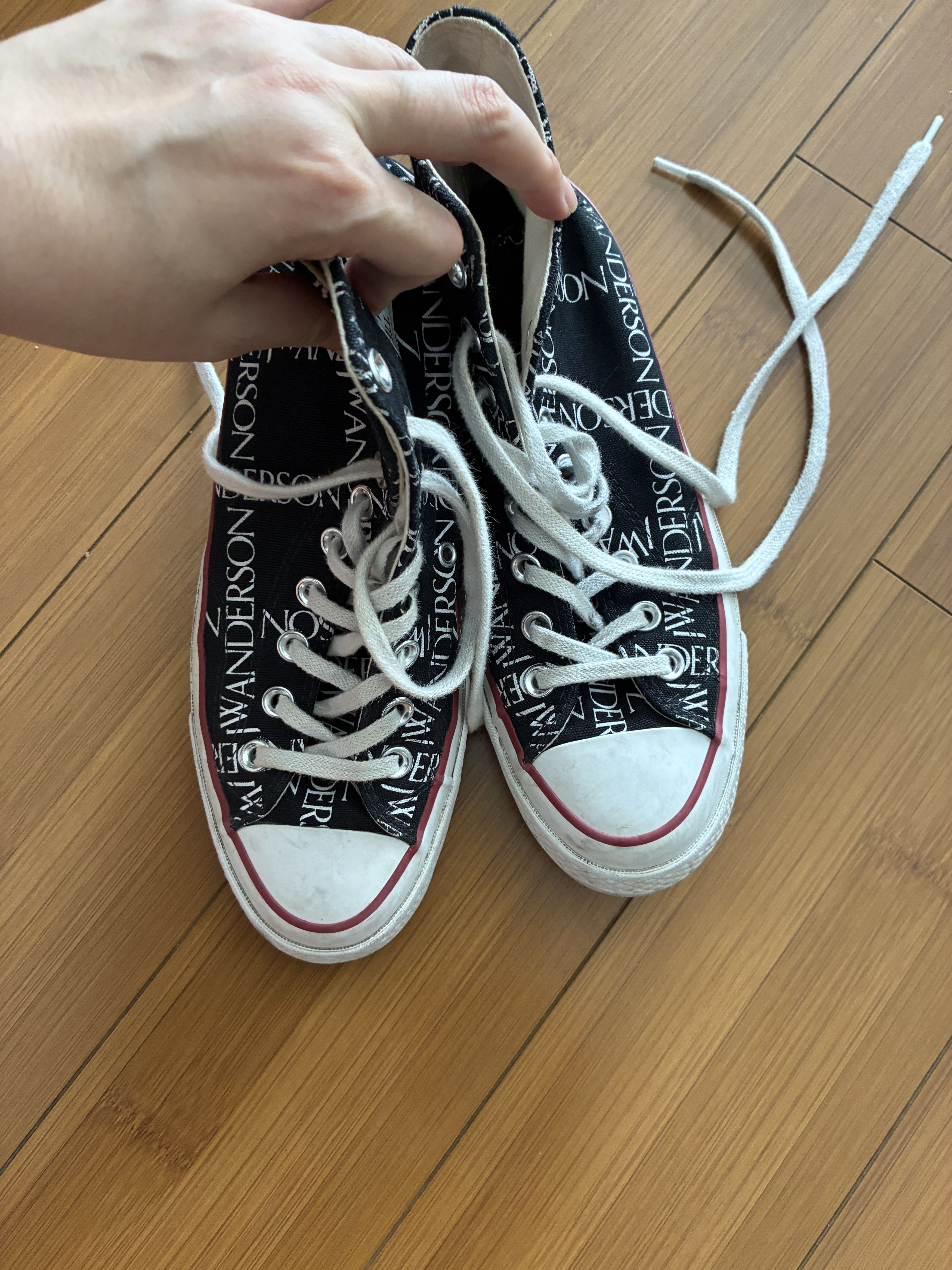JW Anderson Converse JW Anderson All Star Hi Top Black US Women's 8.5 Size US 6.5 / EU 39-40 - 4 Thumbnail