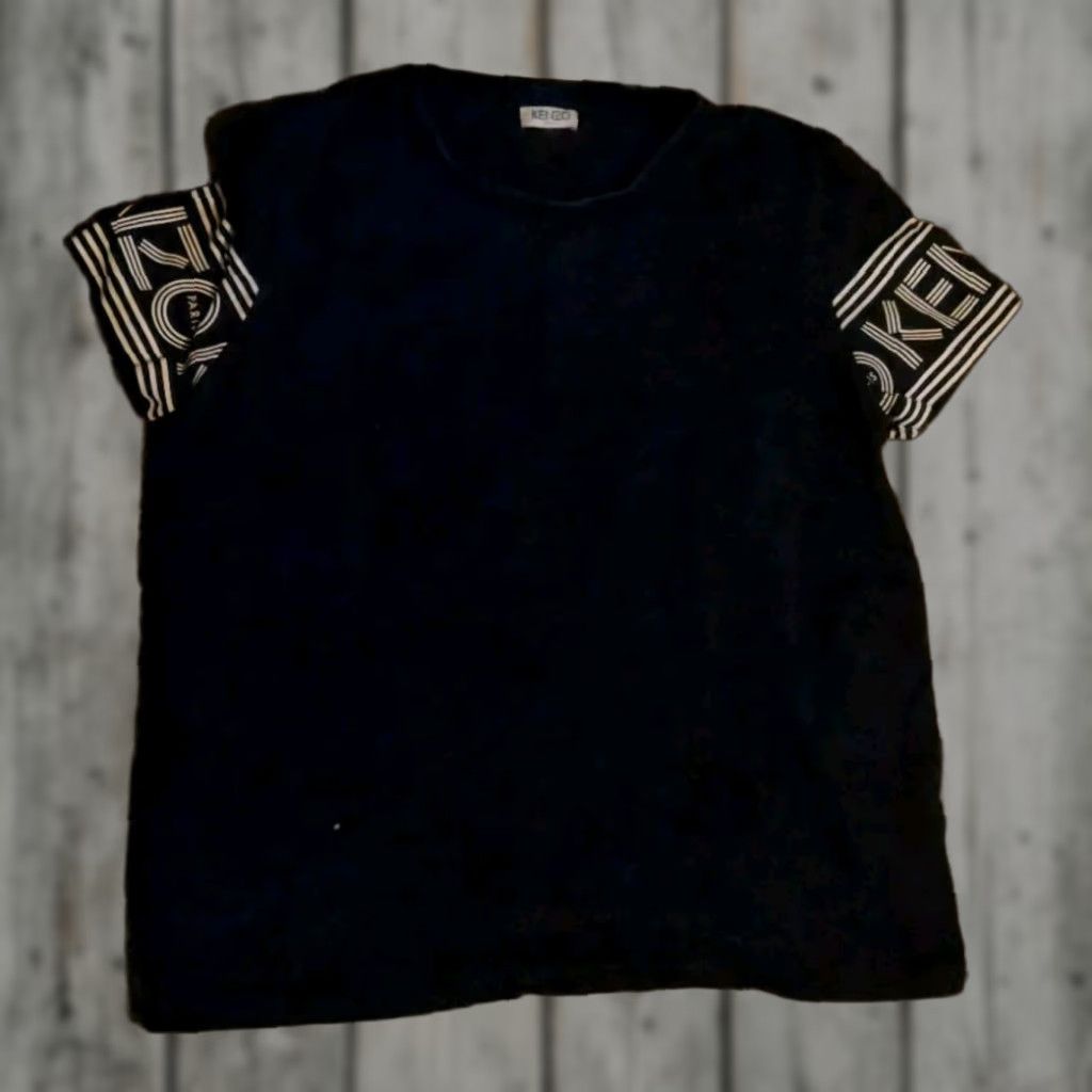Kenzo KENZO T-Shirt Black Contrast Logo Print Cotton Crew Neck XS Men Short Sleeve Regular Size US XS / EU 42 / 0 - 1 Thumbnail