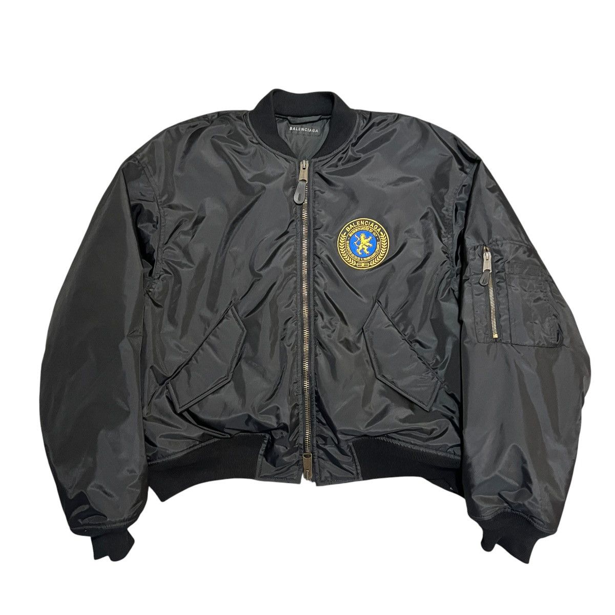Balenciaga BALENCIAGA 2025Autumn Padded MA-1 Logo Jacket 44 Size US S / EU 44-46 / 1 - 1 Thumbnail