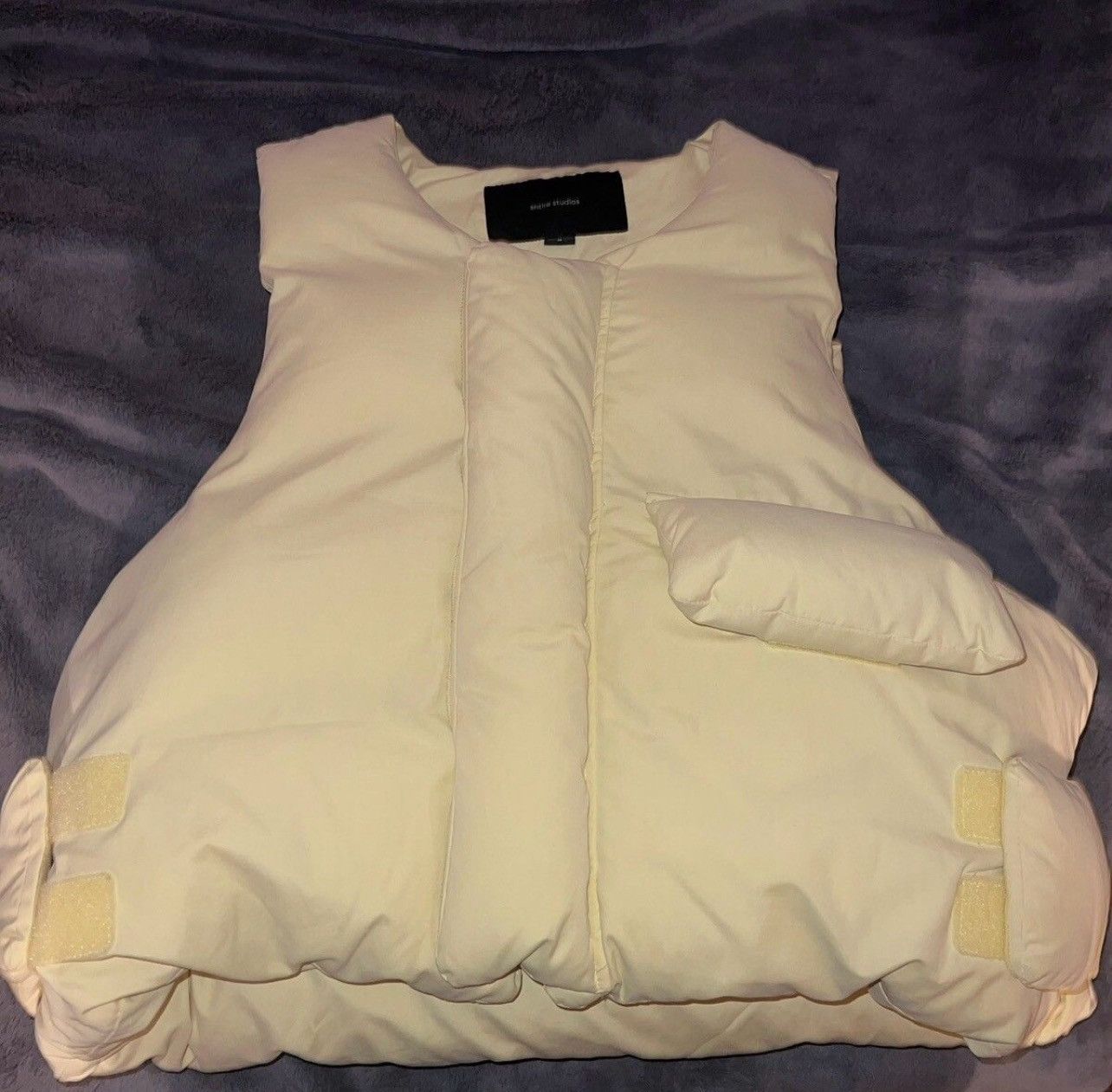 entire studios pillow vest イエロー