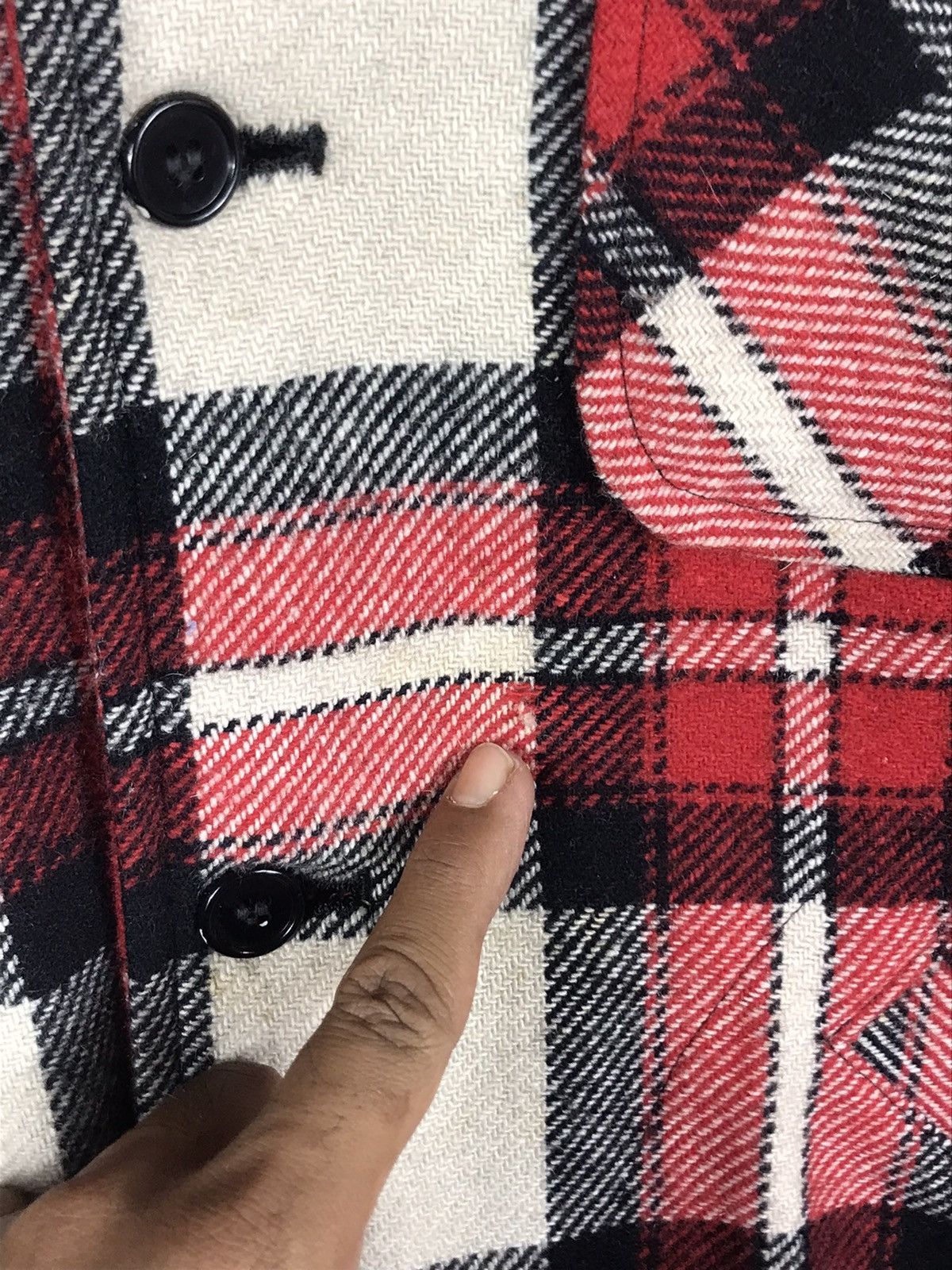 Japanese Brand × Vintage ⚡️Vintage Excel Wool Flannel Chore Shirt Jacket Size US M / EU 48-50 / 2 - 8 Thumbnail