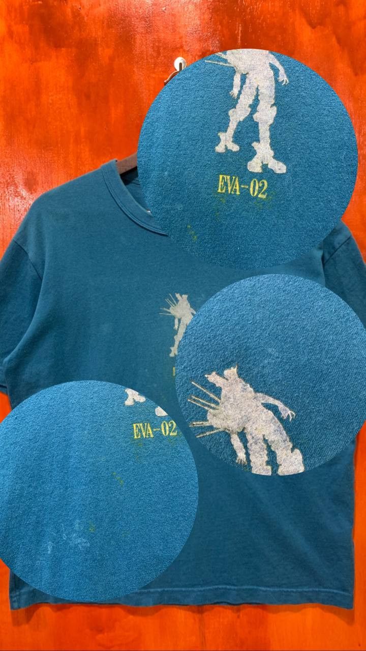 Anime EVA-02 Neon Genesis Evangelion Anime Tee Size US L / EU 52-54 / 3 - 5 Thumbnail