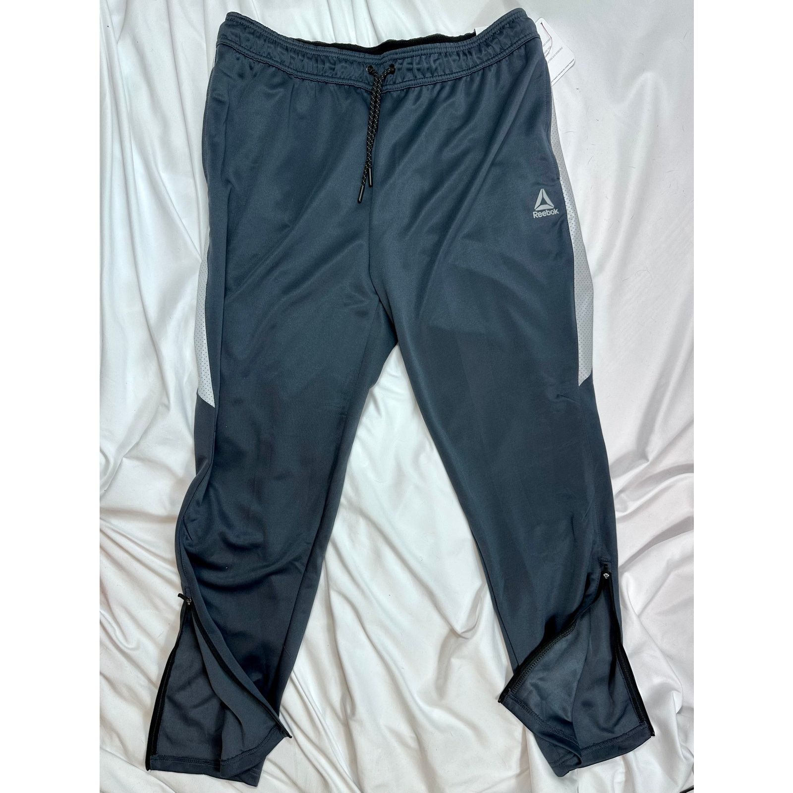 Reebok Reebok Mens Active Interlock Jogger Pants Gray XL Size US 38 / EU 54 - 11 Thumbnail