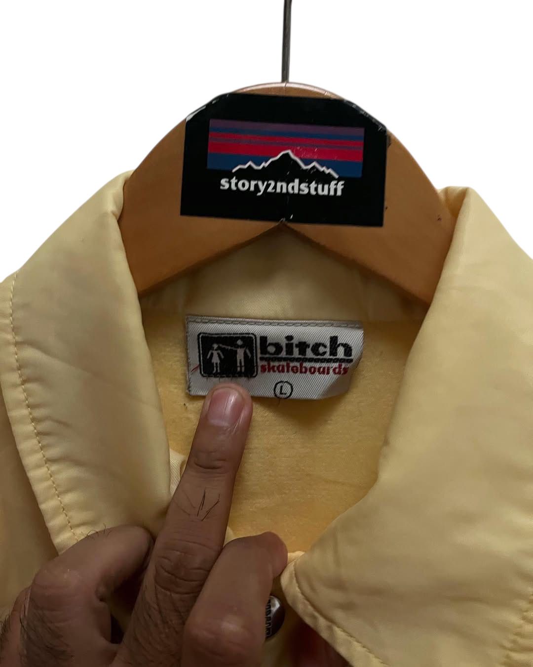 Vintage Vintage bitch skateboard windbreaker jacket Size US L / EU 52-54 / 3 - 4 Thumbnail