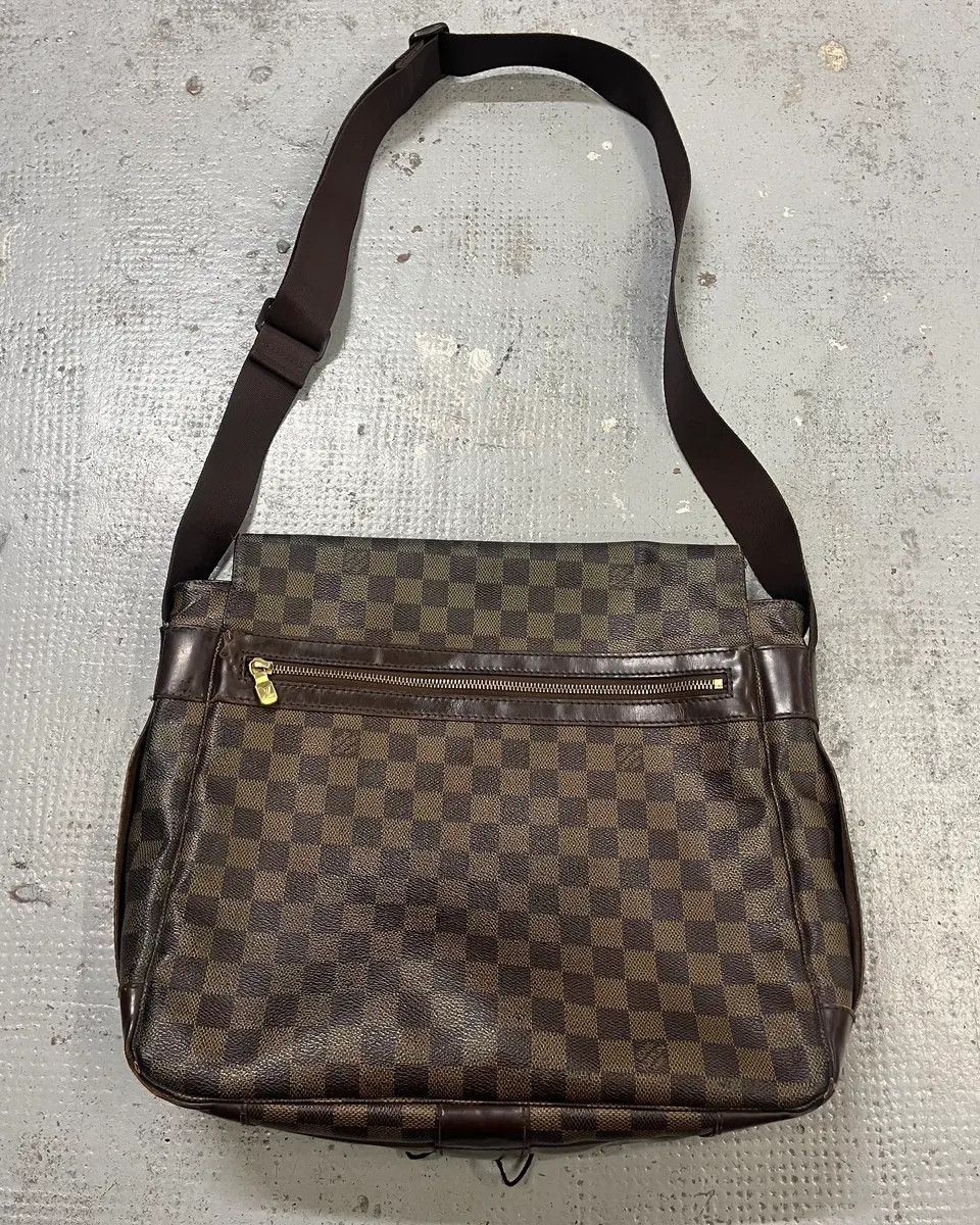 Louis Vuitton Louis Vuitton Monogram Brown Leather Messenger Bag Size ONE SIZE - 10 Thumbnail