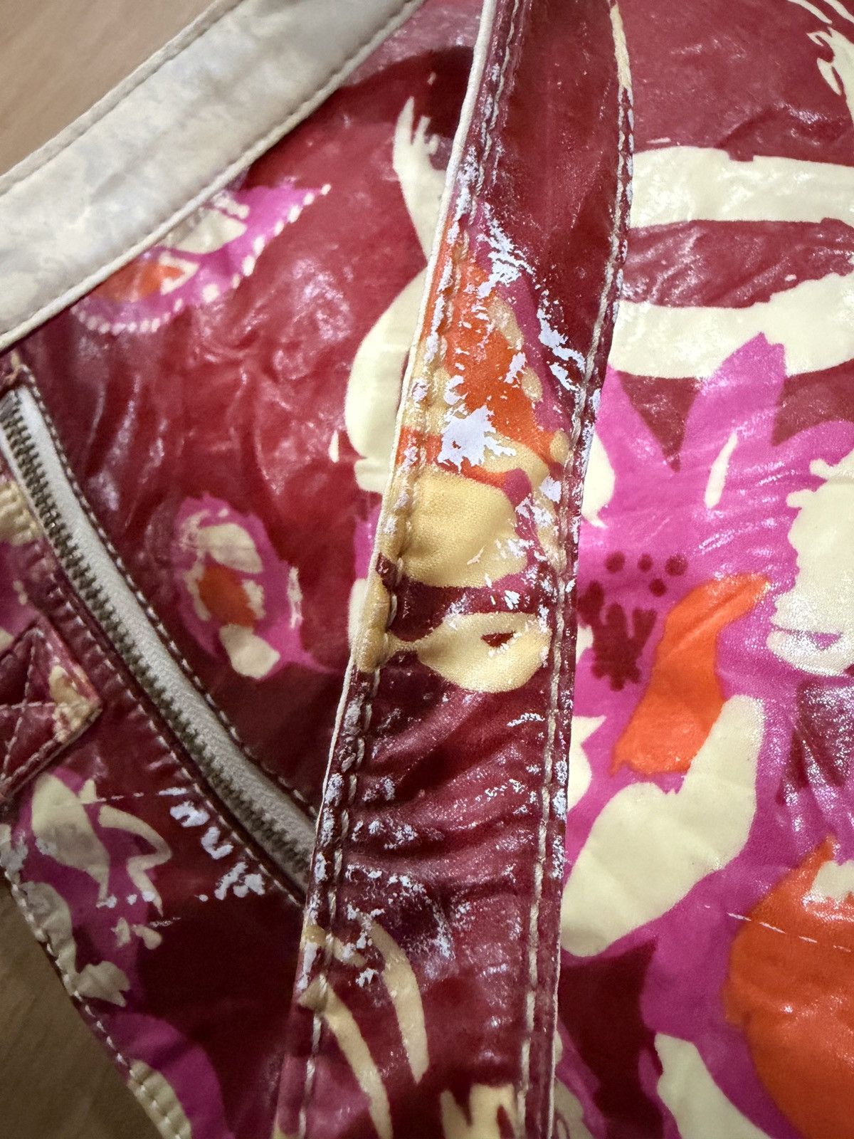 Chanel Chanel Vintage Early 2000s Nylon Floral Camellia Tote Size ONE SIZE - 9 Thumbnail