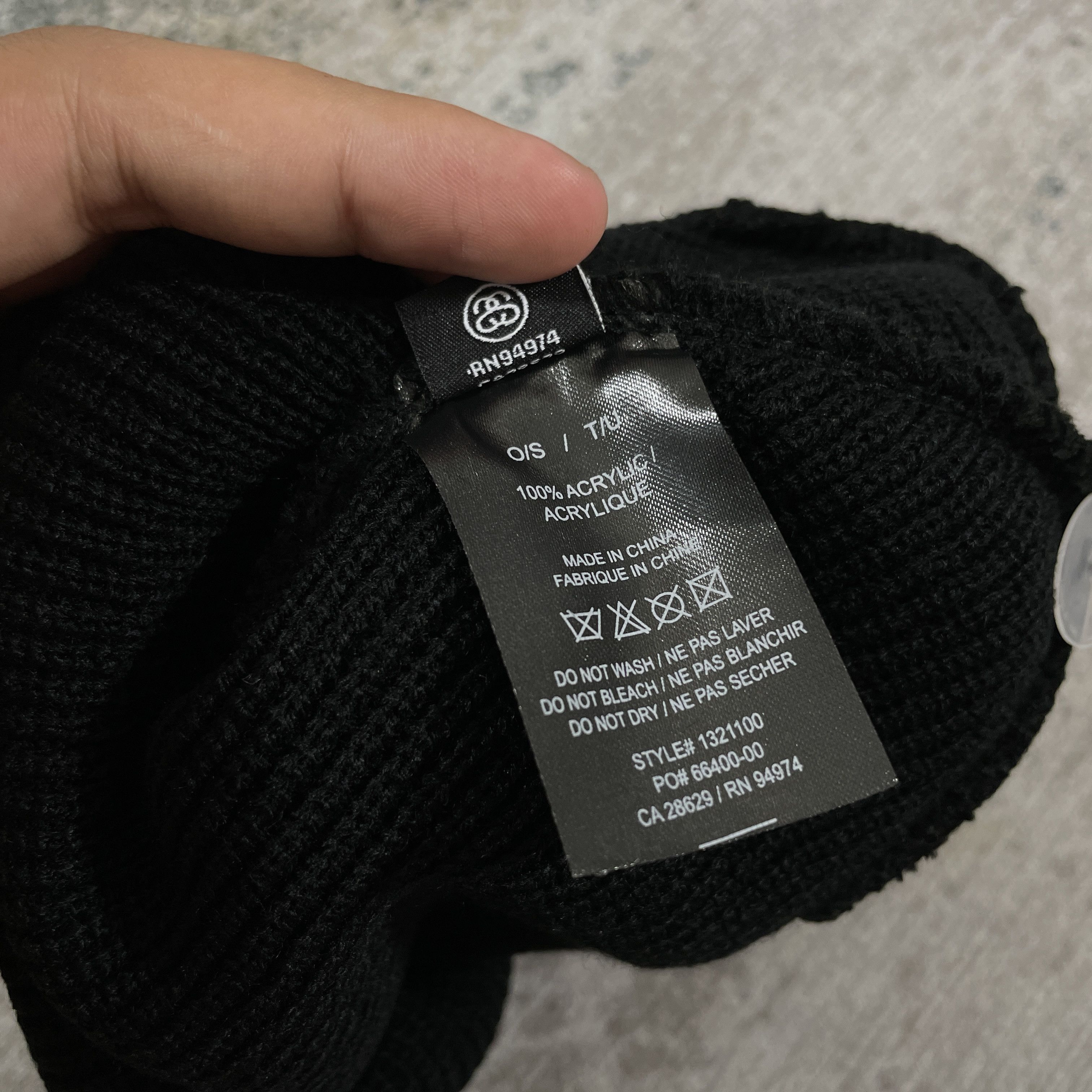 Other STUSSY WORKGEAR WAFFLE CUFF BEANIE Size ONE SIZE - 5 Thumbnail