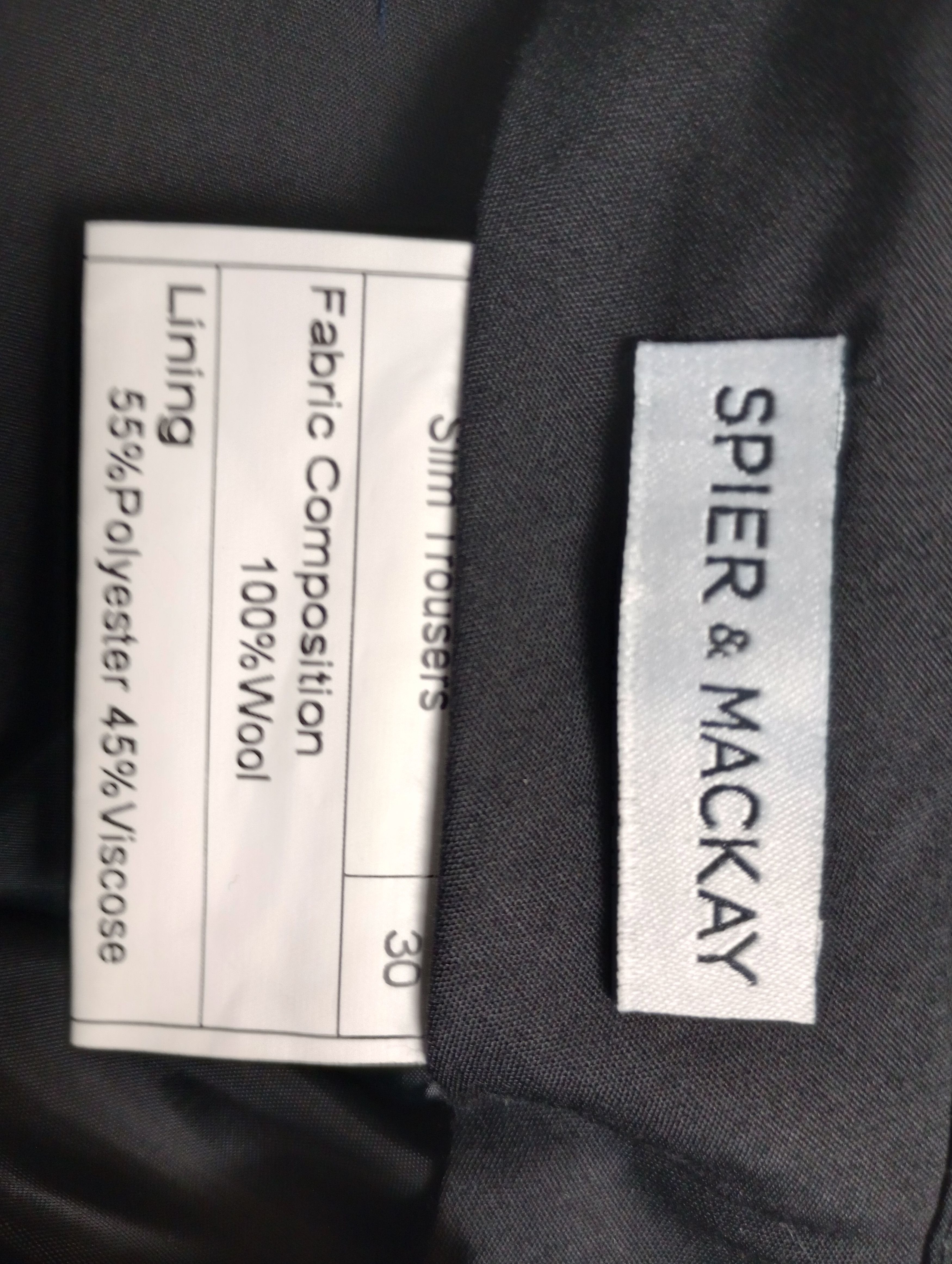 Spier & Mackay Spier And Mackay Slim Trouser W30 - Bright Navy - Side Tabs Size 36R - 10 Thumbnail