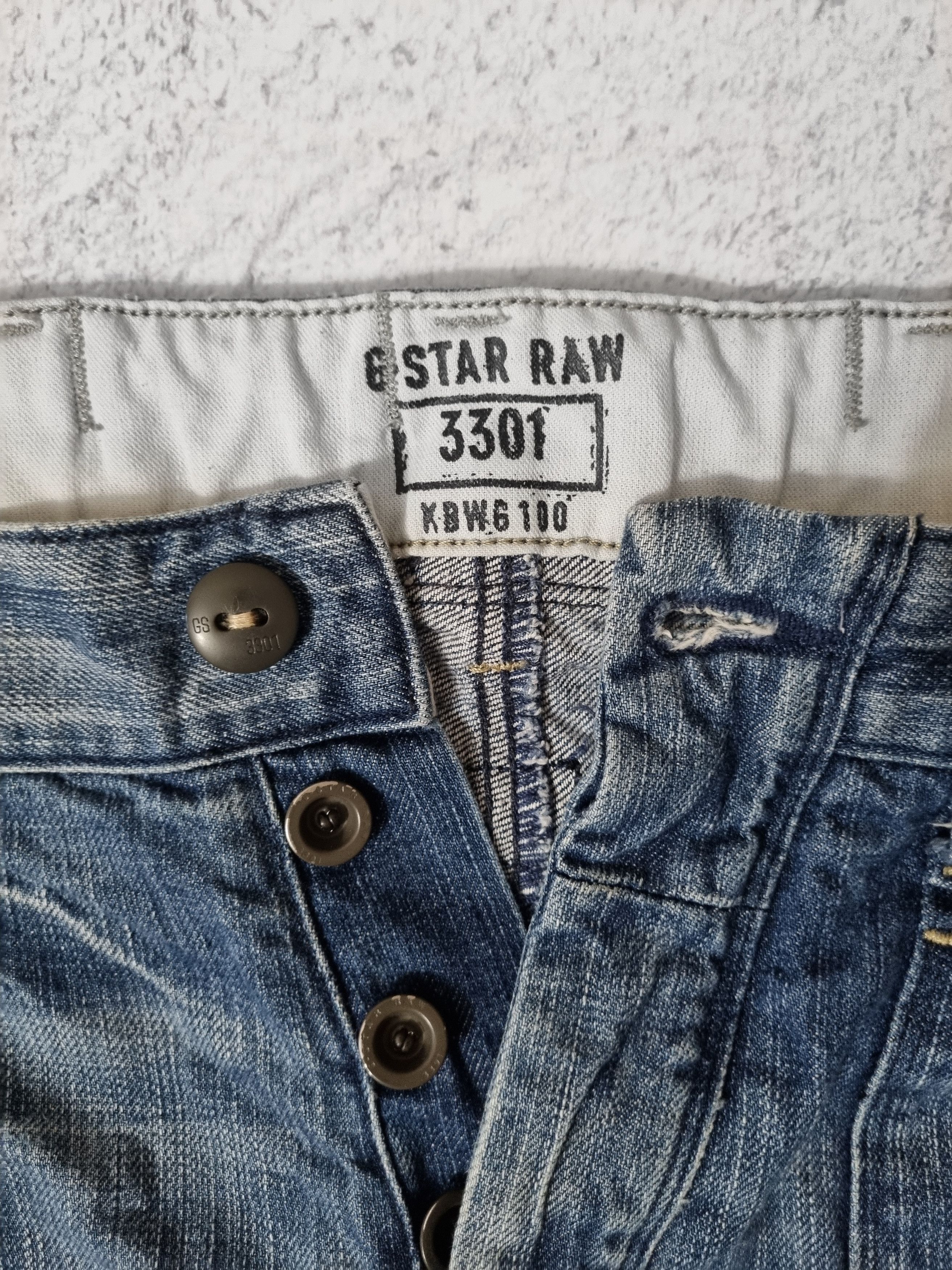 Diesel × G-Star Vintage G-Star Raw Double Knee Jeans Size US 32 / EU 48 - 7 Thumbnail