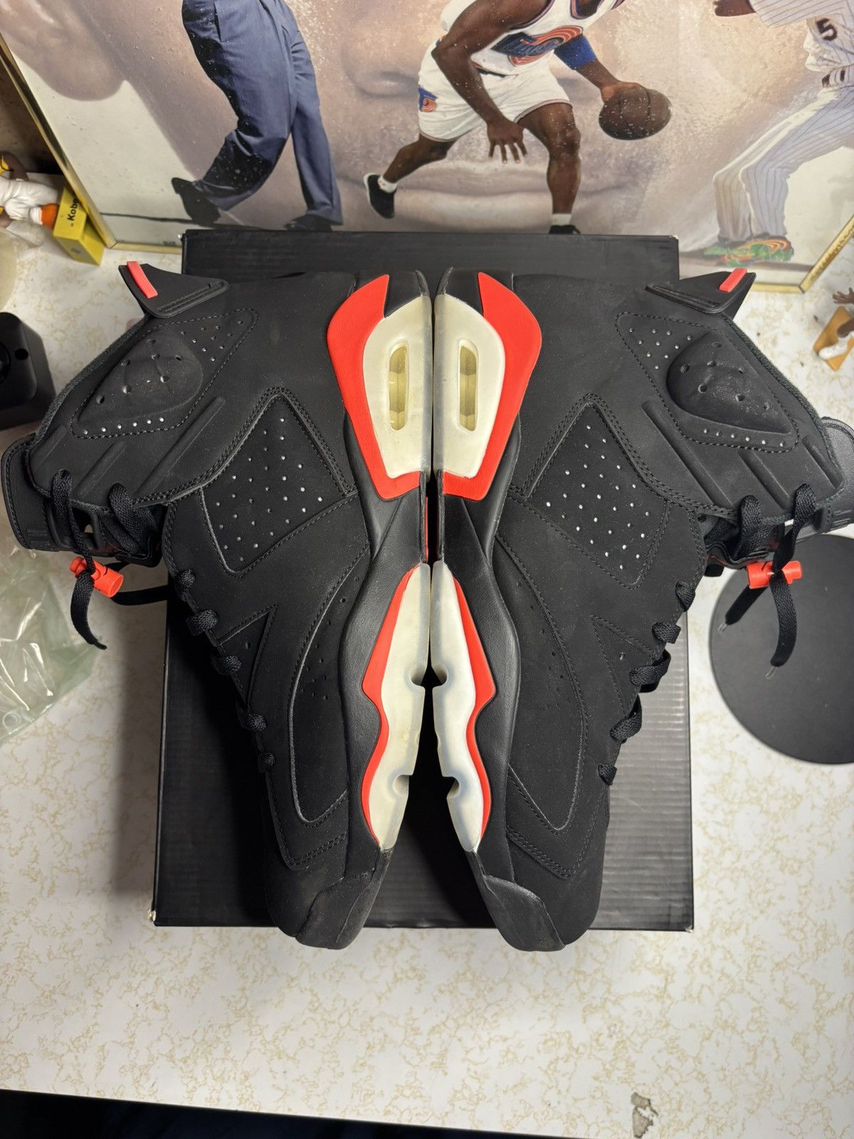 Jordan Brand Air Jordan 6 Retro black infrared Size US 14 / EU 47 - 4 Thumbnail