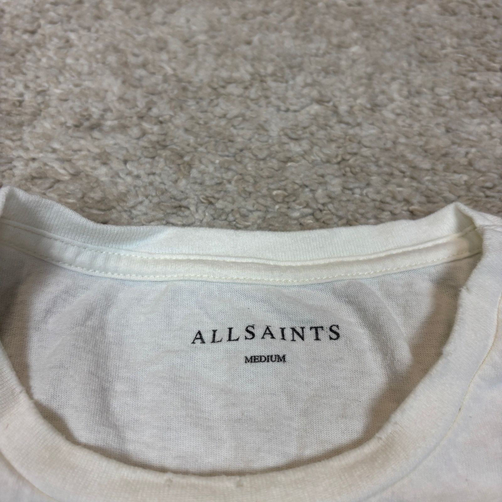 Allsaints Allsaints Sailin On Anchor Short Sleeve Crew T Shirt Men's M Size US M / EU 48-50 / 2 - 6 Thumbnail