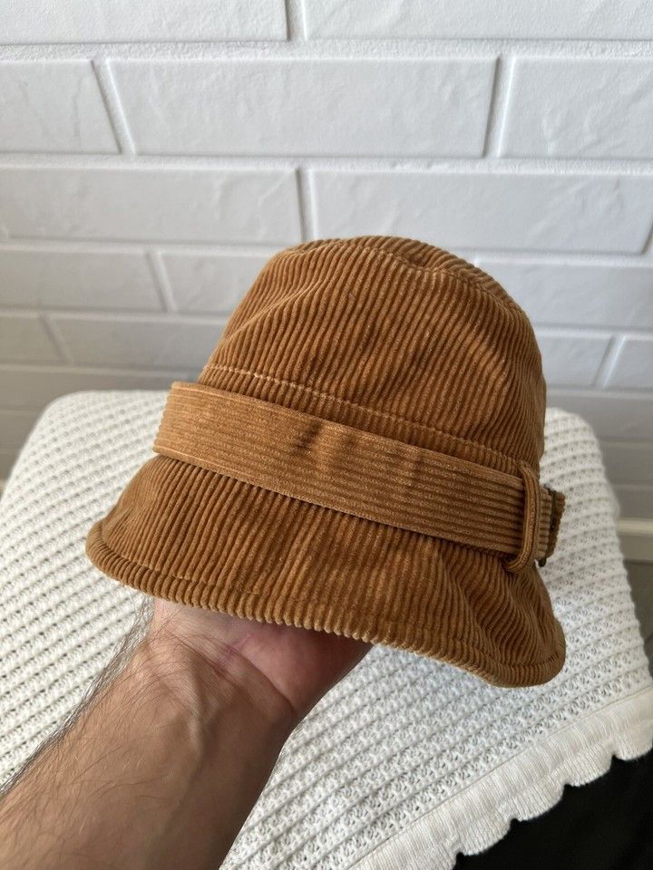 Dolce & Gabbana Dolce & Gabbana Hat Velveteen Fur Cotton Brown Size M Size ONE SIZE - 5 Thumbnail